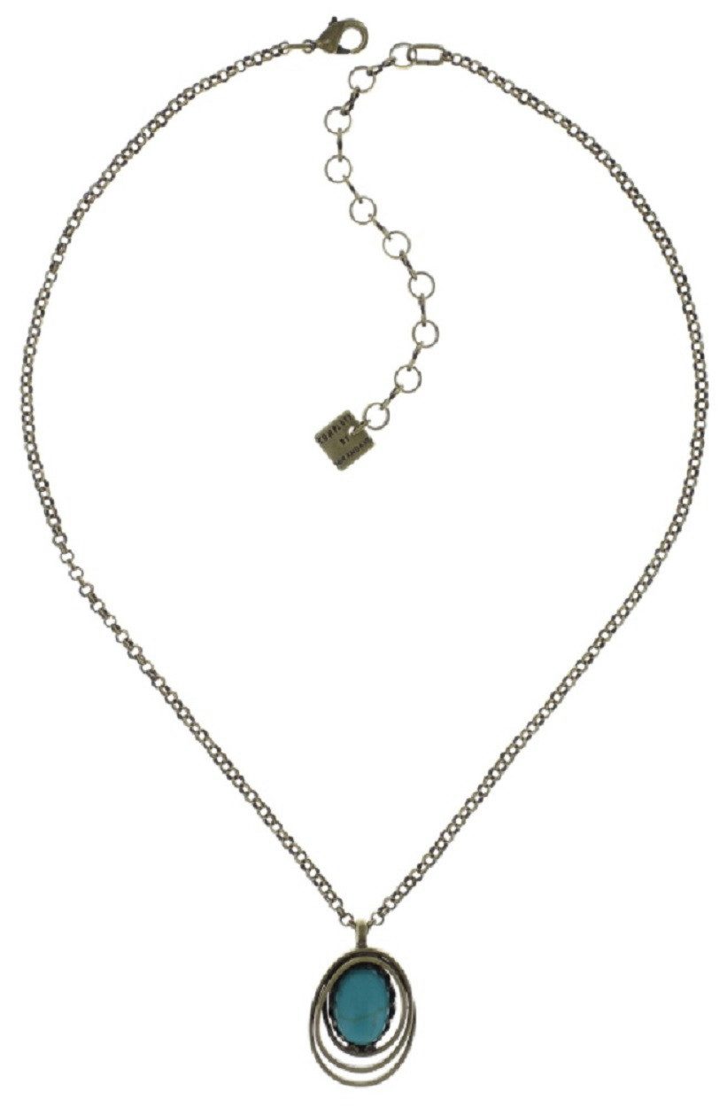 KONPLOTT Kette mit Anhänger Konplott: Kette/Anhänger Boho Twist - oval