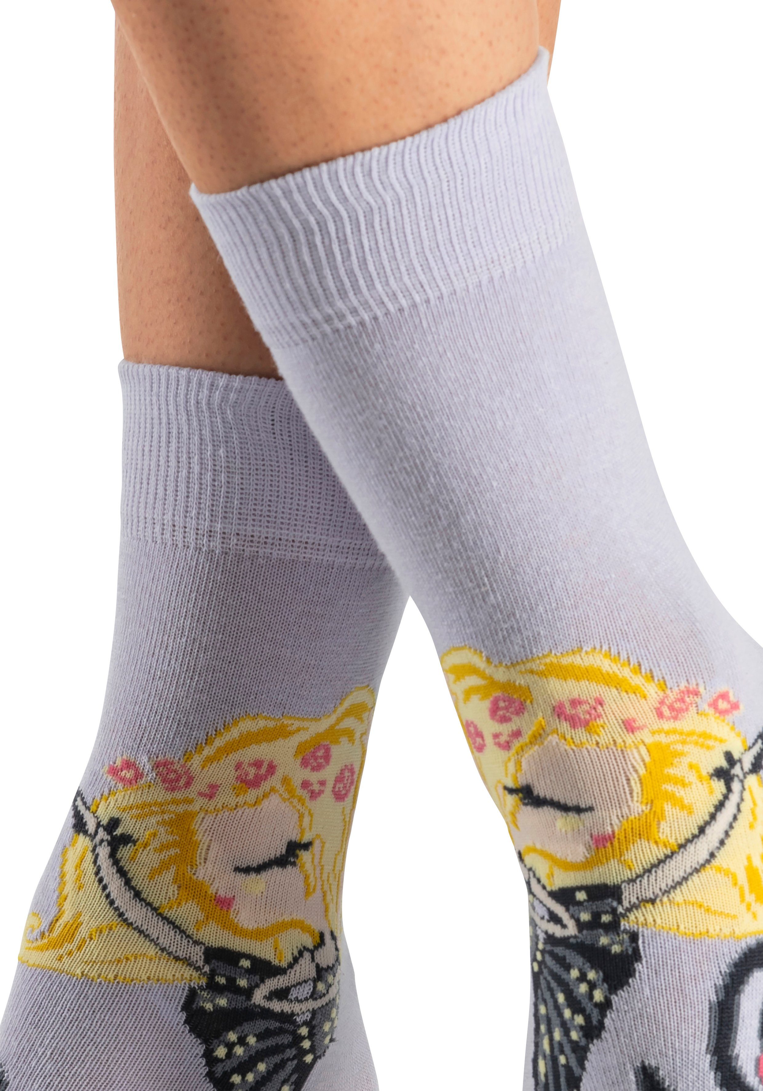 Motive Ballett (5-Paar) Freizeitsocken H.I.S mit