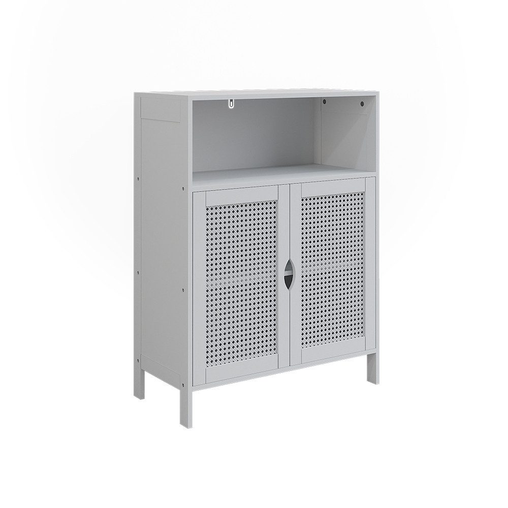 Vicco Midischrank Liora, Weiß, 60 x 80 cm mit 2 Türen (1-St)