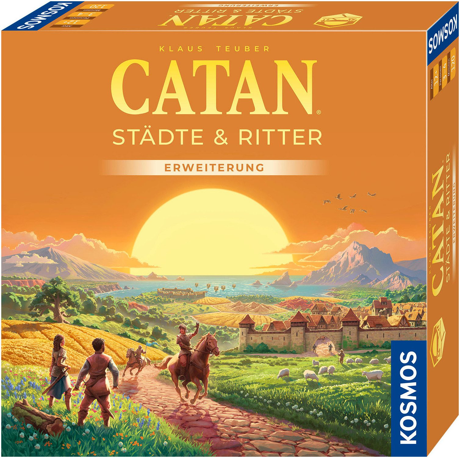 Kosmos Spiel CATAN Städte & Ritter, Strategiespiel, Made in Germany