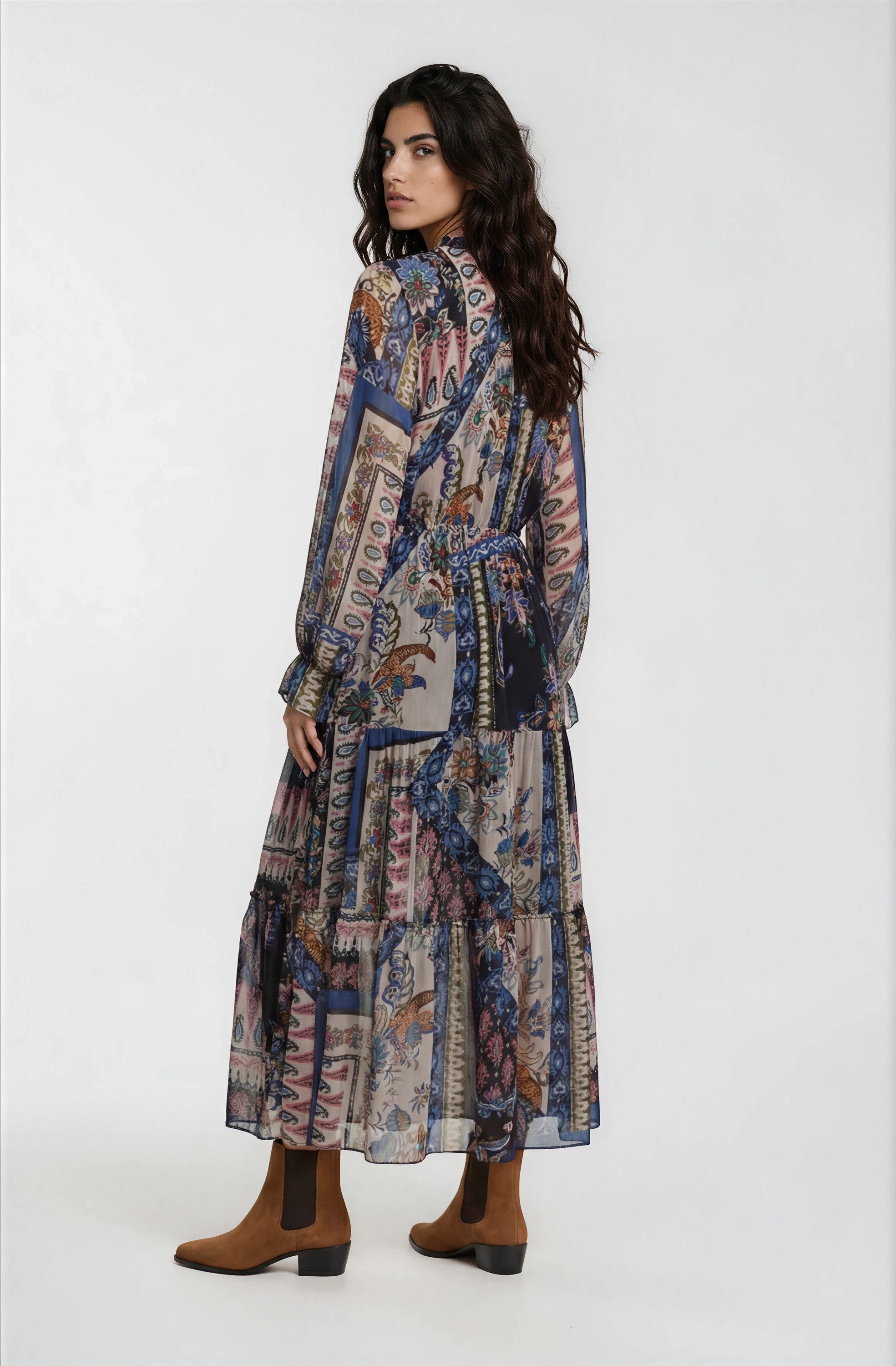 Milano Italy Sommerkleid mit Taillengummizug – Bild 5 von 5