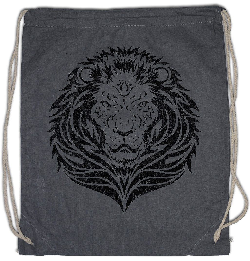 Turnbeutel Tribal Lion Turnbeutel Oldschool Flash Tattoo Art Löwe Stamm Africa