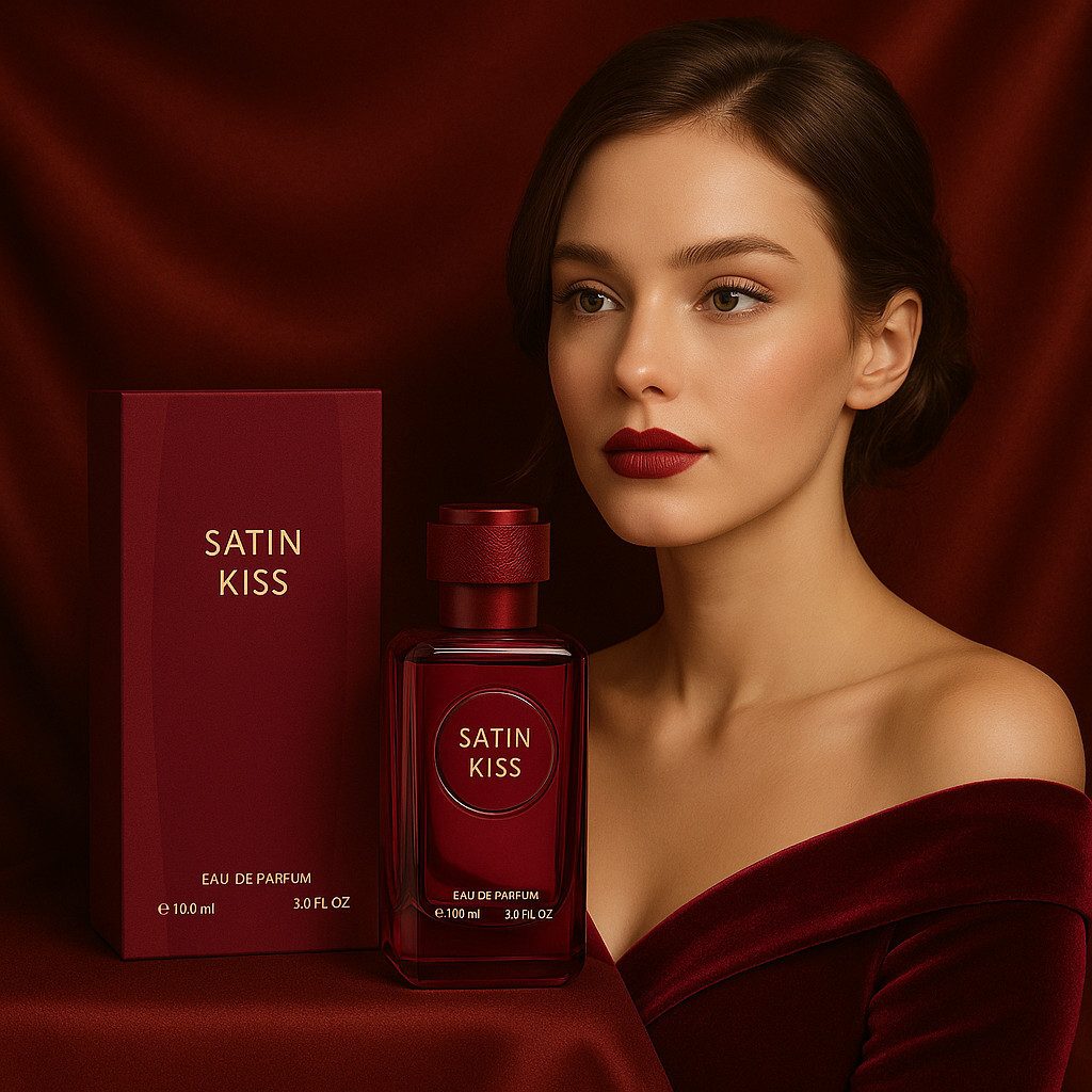 Fine Perfumery London Eau de Parfum Satin Kiss For Her Damenduft Frisch Blumig Warm100 ml, Damenduft, Hergestellt in Uk