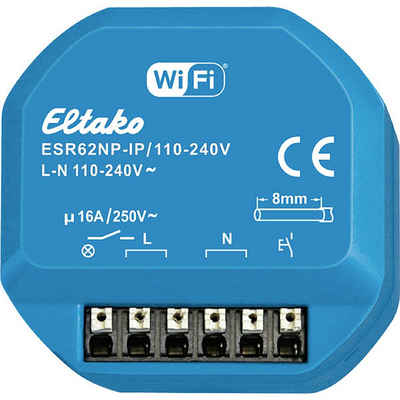 Eltako Stromstoßschalter Stromstoß-Schalter Unterputz Eltako ESR62NP-IP/110-240V 1 Schließer 24, (ESR62NP-IP/110-240V)
