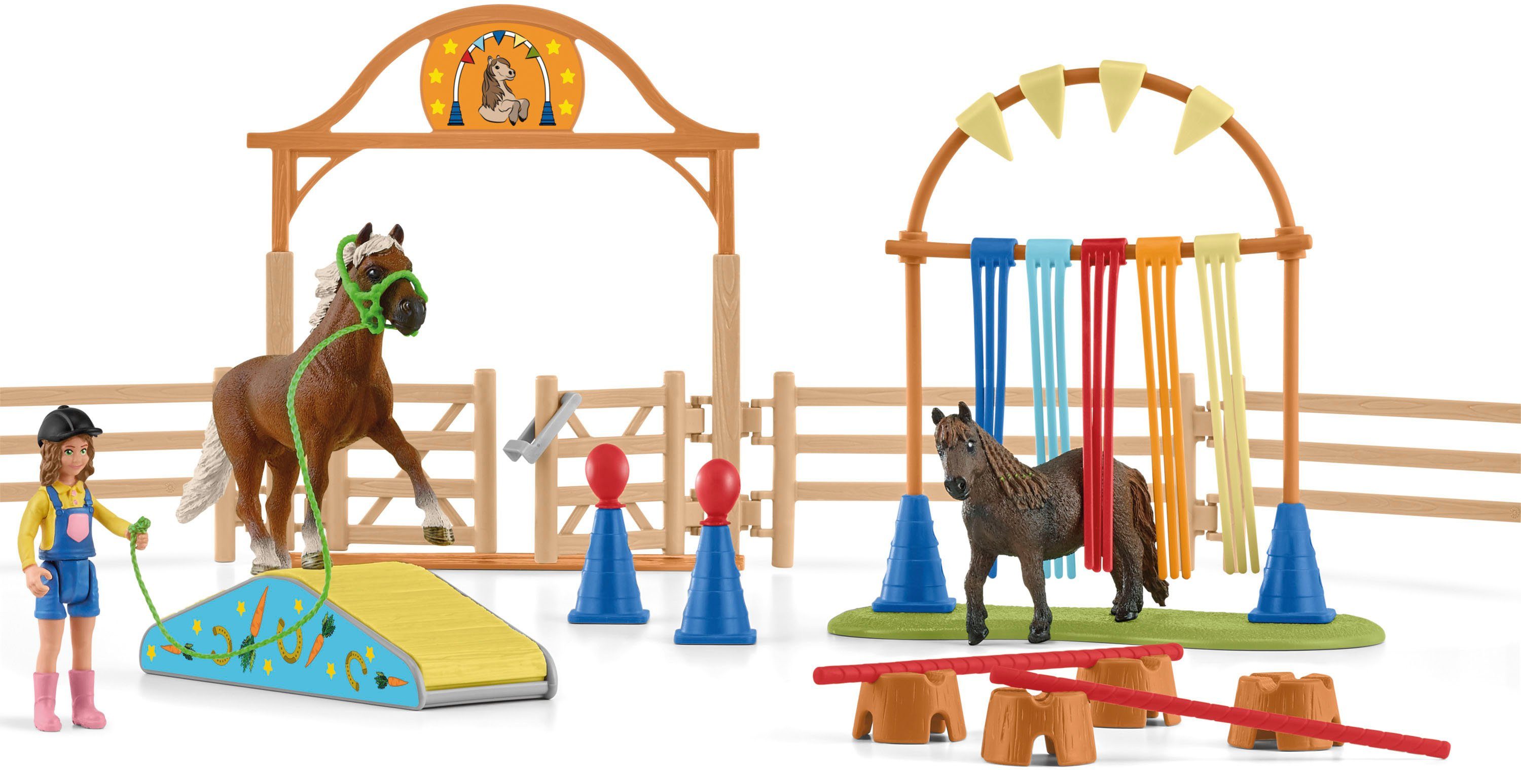 Schleich® Spielwelt FARM WORLD, Pony Agility Training (42481)