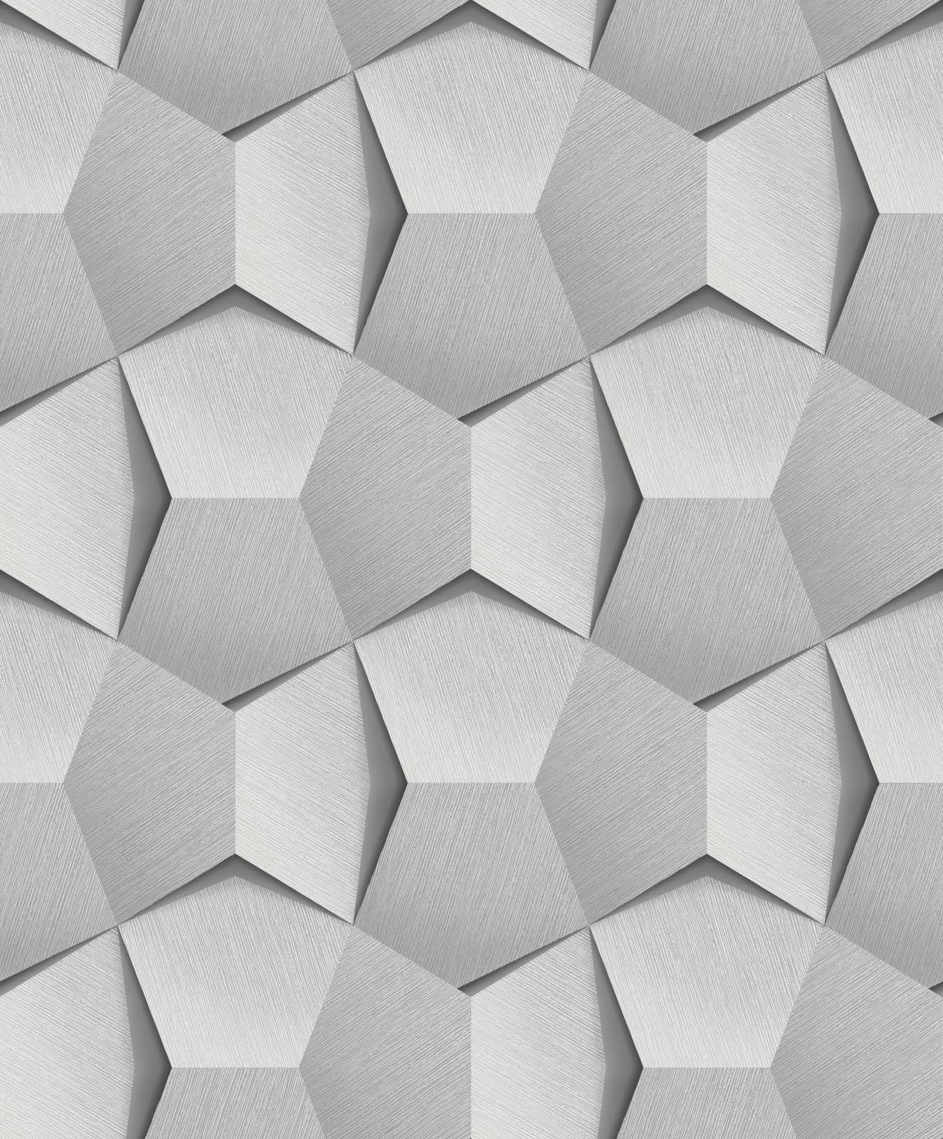 Grandeco Tapete Vliestapete 3D-Effekt Metall Optik günstig online kaufen