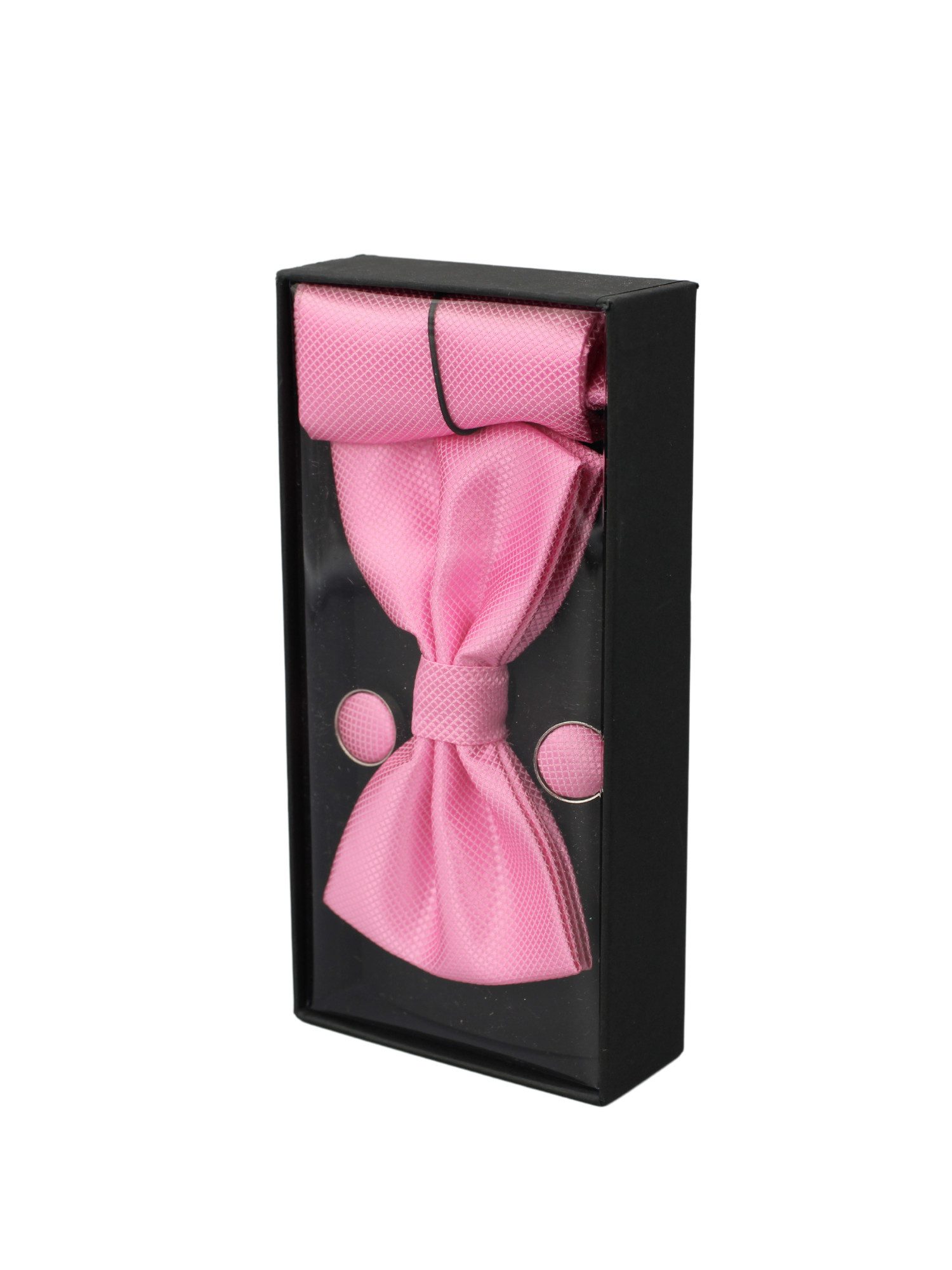 ANTALUX Fliege Elegantes 4-teiliges Herren-Set: Fliege, Tuch & Manschettenk günstig online kaufen
