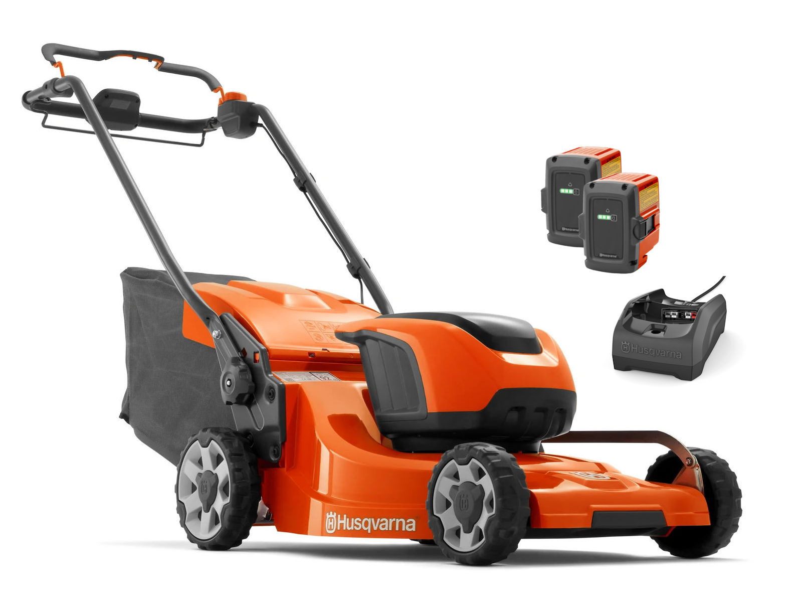 Husqvarna Akkurasenmäher LC 347iVX Akku-Rasenmäher inkl. 2x Akku+ Ladegerät