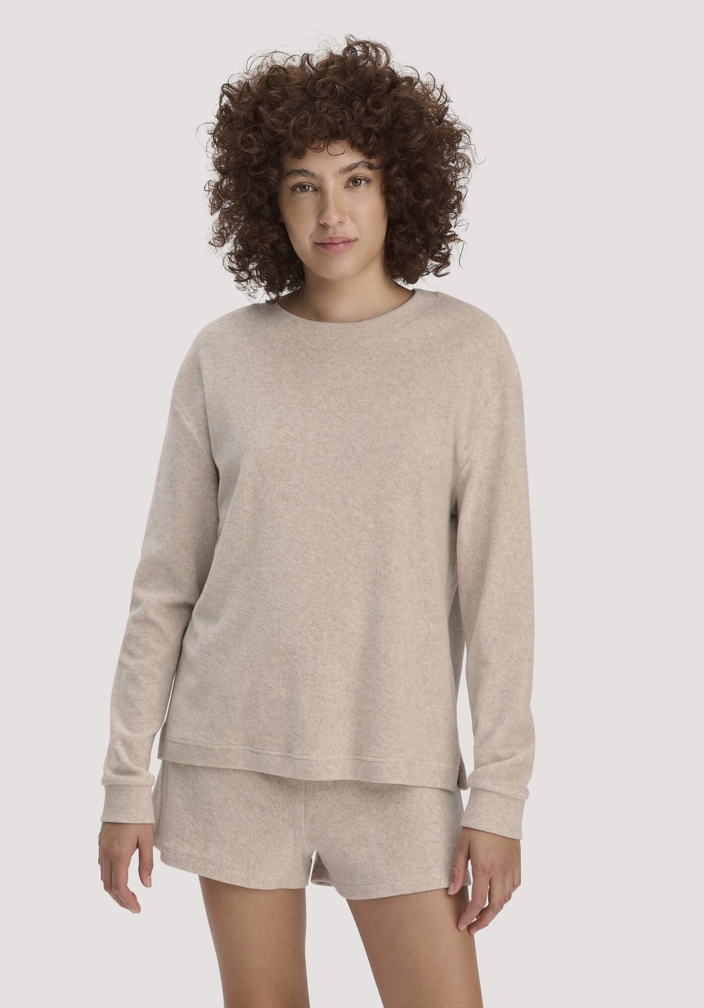 Hessnatur Pyjamaoberteil Oversize PURE COTTON aus reiner Bio-Baumwolle (1-tlg)