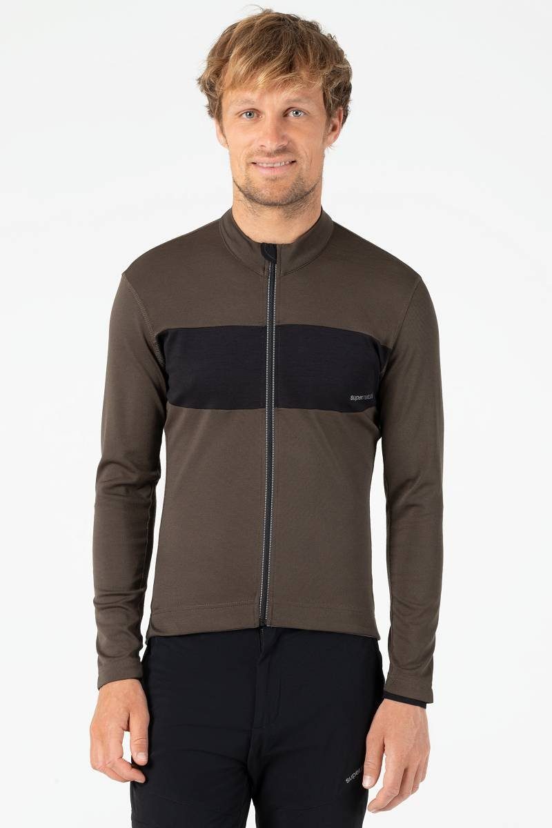SUPER.NATURAL Radtrikot Merino Fahrradtrikot M GRAVIER günstig online kaufen