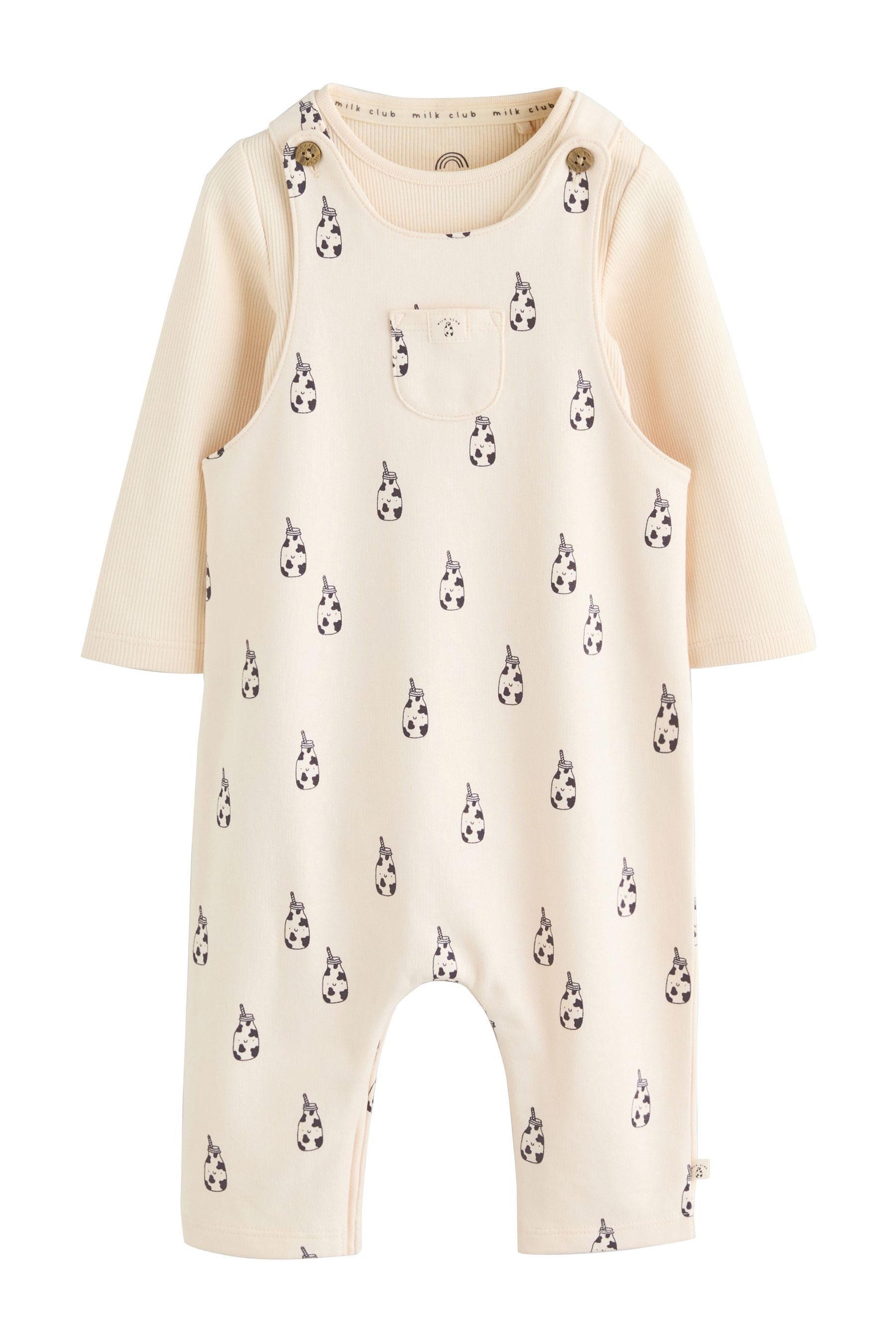 Next Body & Hose Jersey-Latzhose und Bodysuit für Babys im Set (2-tlg)