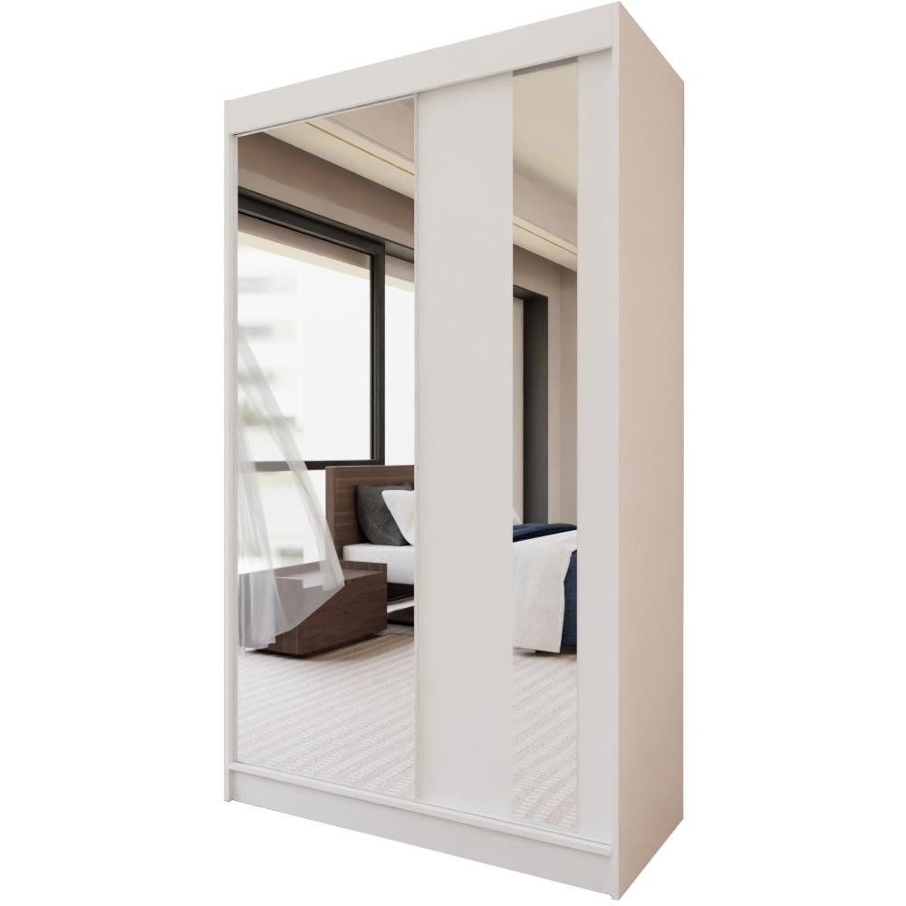 Beautysofa Schwebetürenschrank Gaja (weiß, schwarz, graphit, günstig online kaufen
