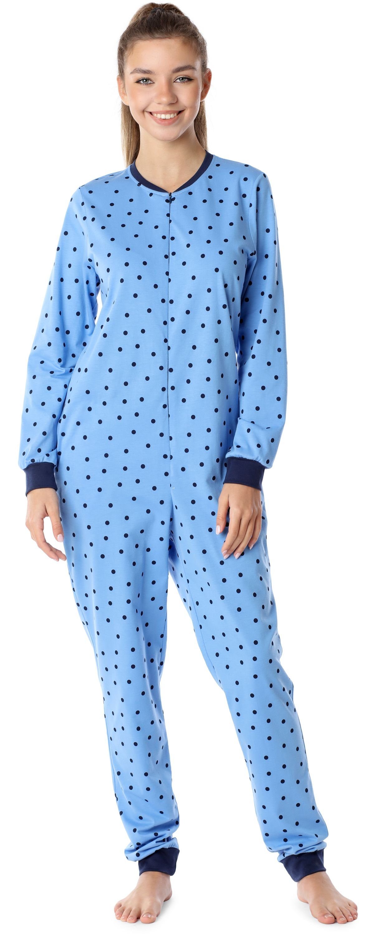 Merry Style Schlafanzug Mädchen Jugend Schlafanzug Schlafoverall MS10-235 Blaue/Punkte