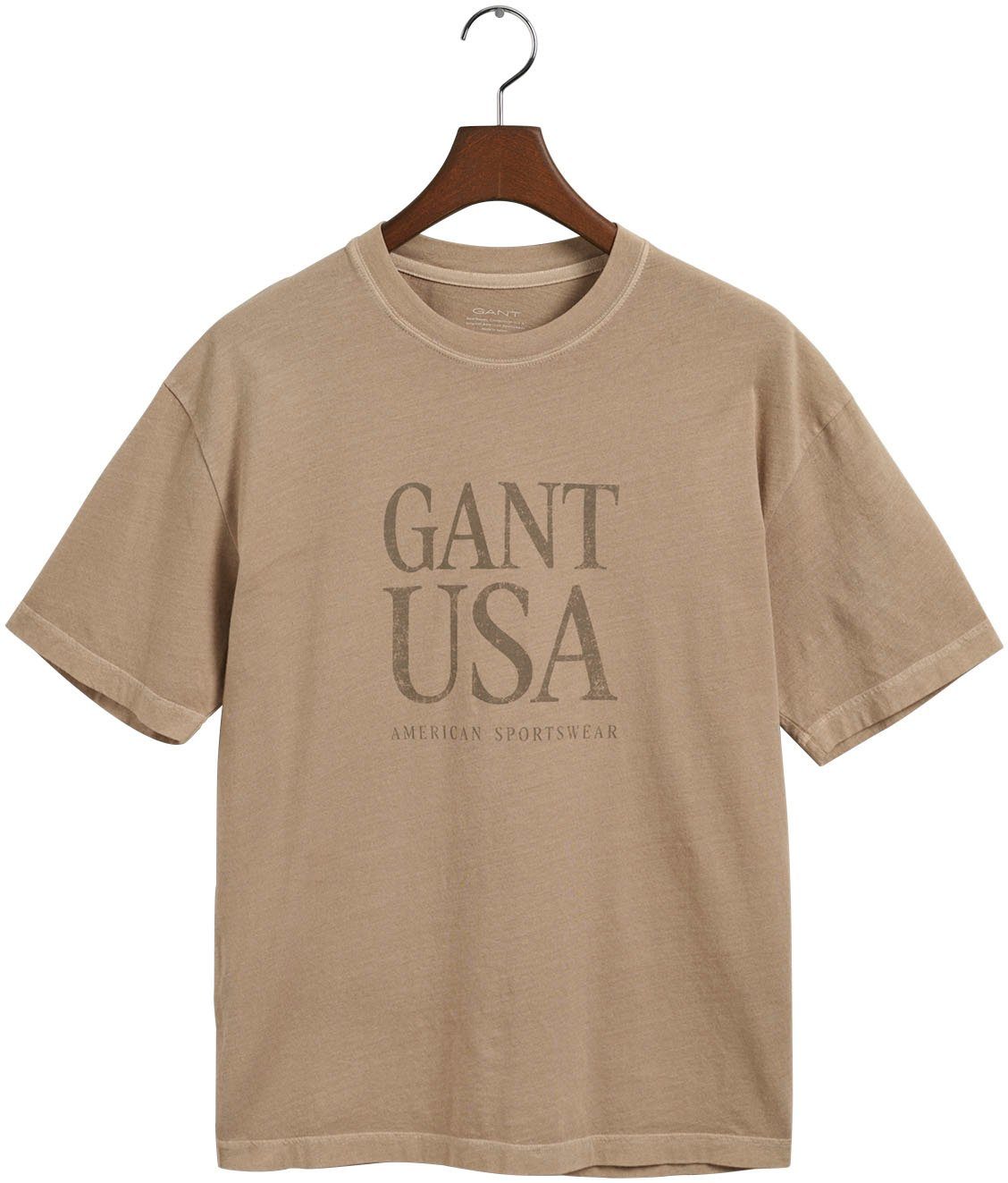 beige T-Shirt Gant