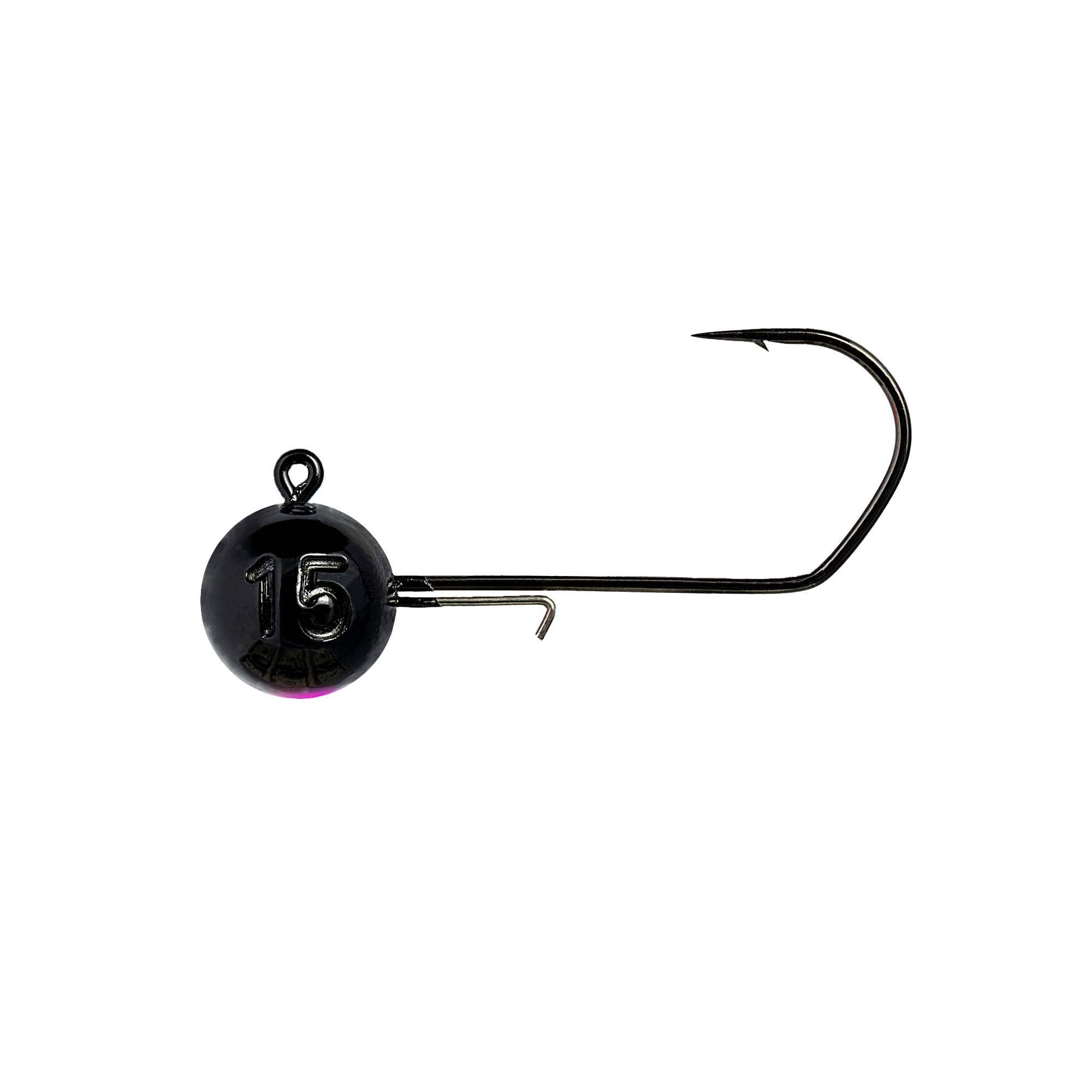 Hook Jighaken Monkey L Jigkopf Big Lures by Monkey Black/Pink 4/0