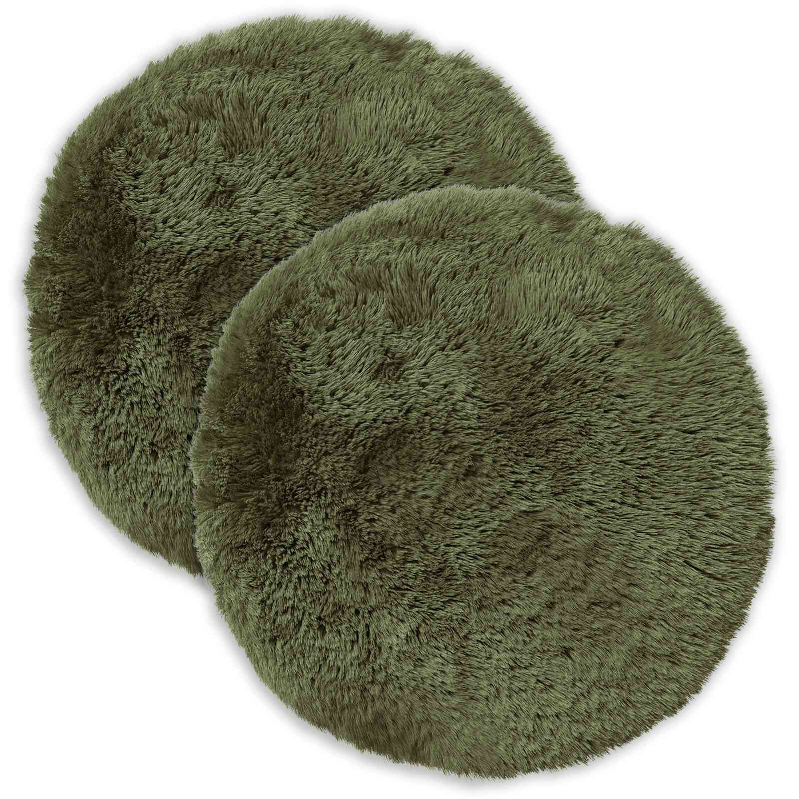 vidaXL Zierkissen Kissen mit Kissen HEERLEN 6 Stk. Grün PV Fleece, (6 St)