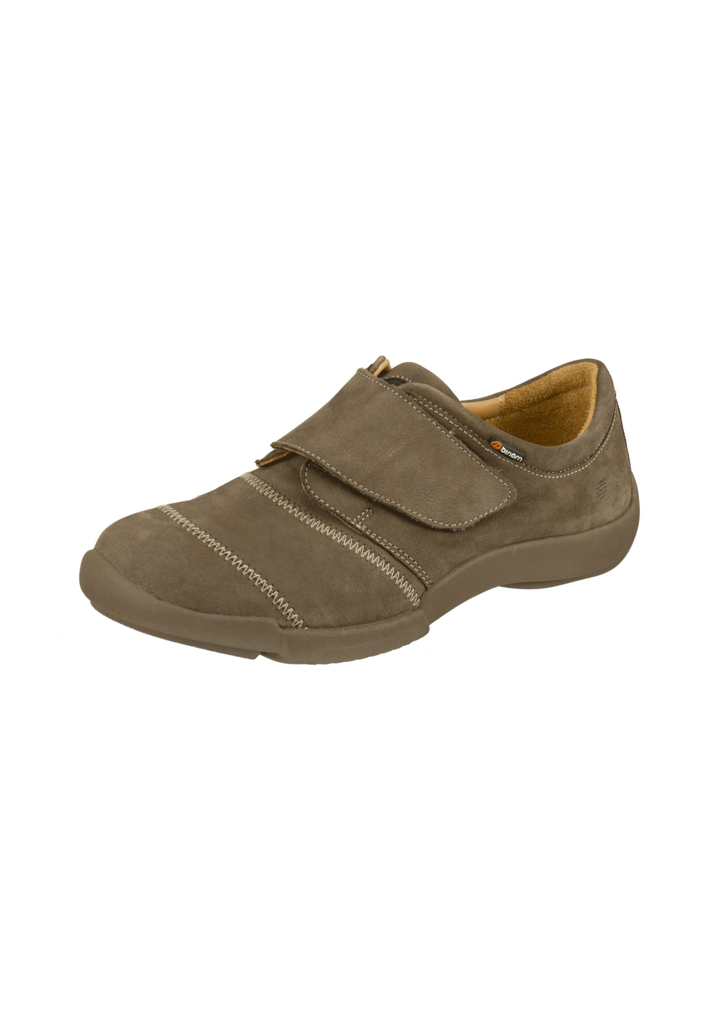 Binom Mia Klettschuh Schuhklima angenehmem mit hellbraun-beige