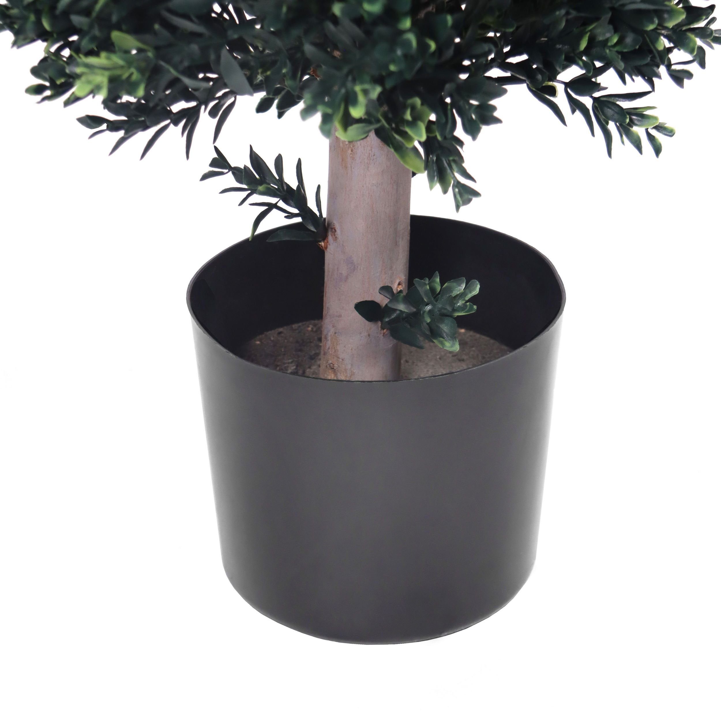 Künstliche Zimmerpflanze Deko und Pflanzen, Höhe 65 Buxus / innen- außen für cm, Kunstpflanze: bümö, Buchsbaum