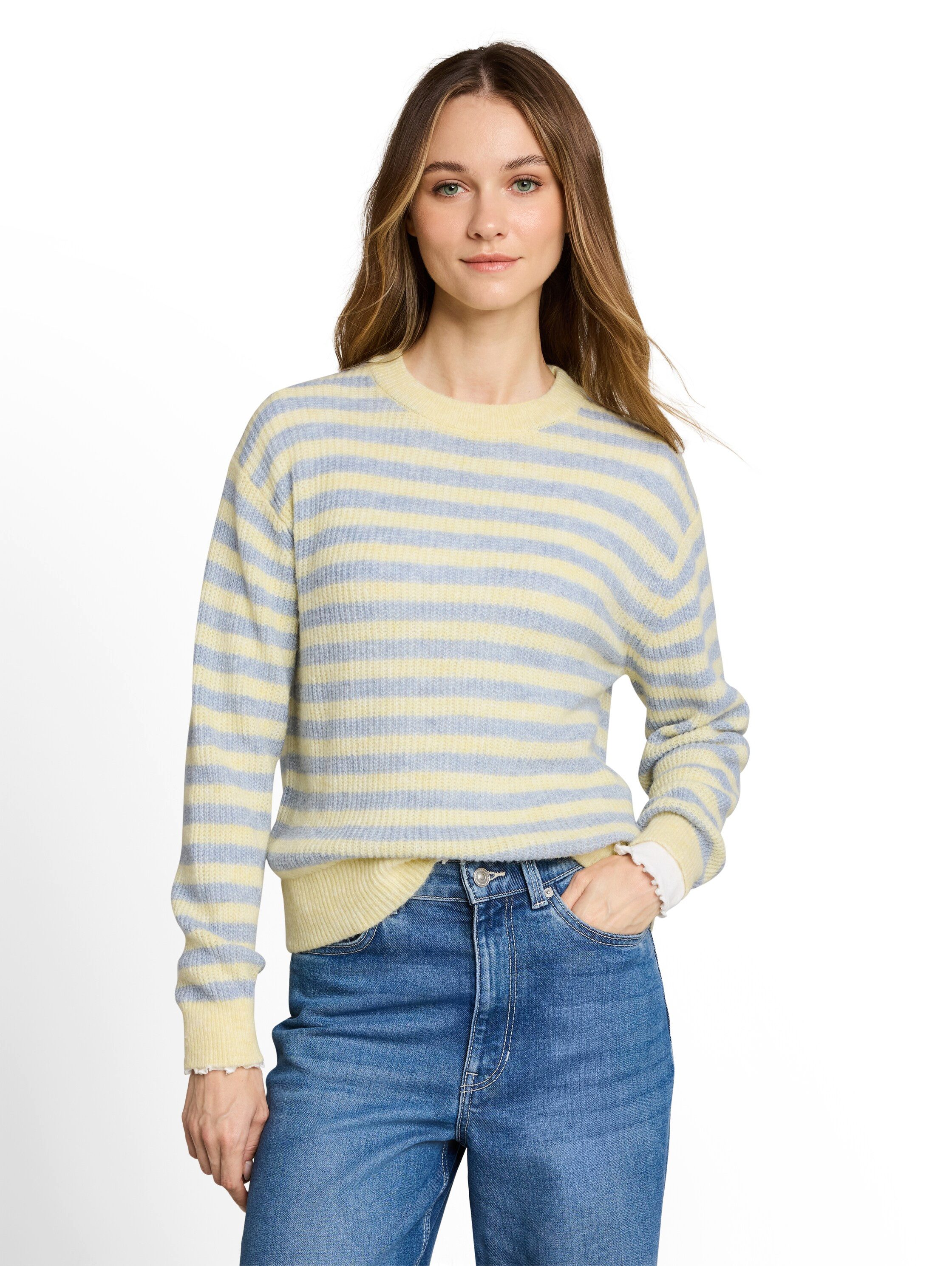 TOM TAILOR Denim V-Ausschnitt-Pullover