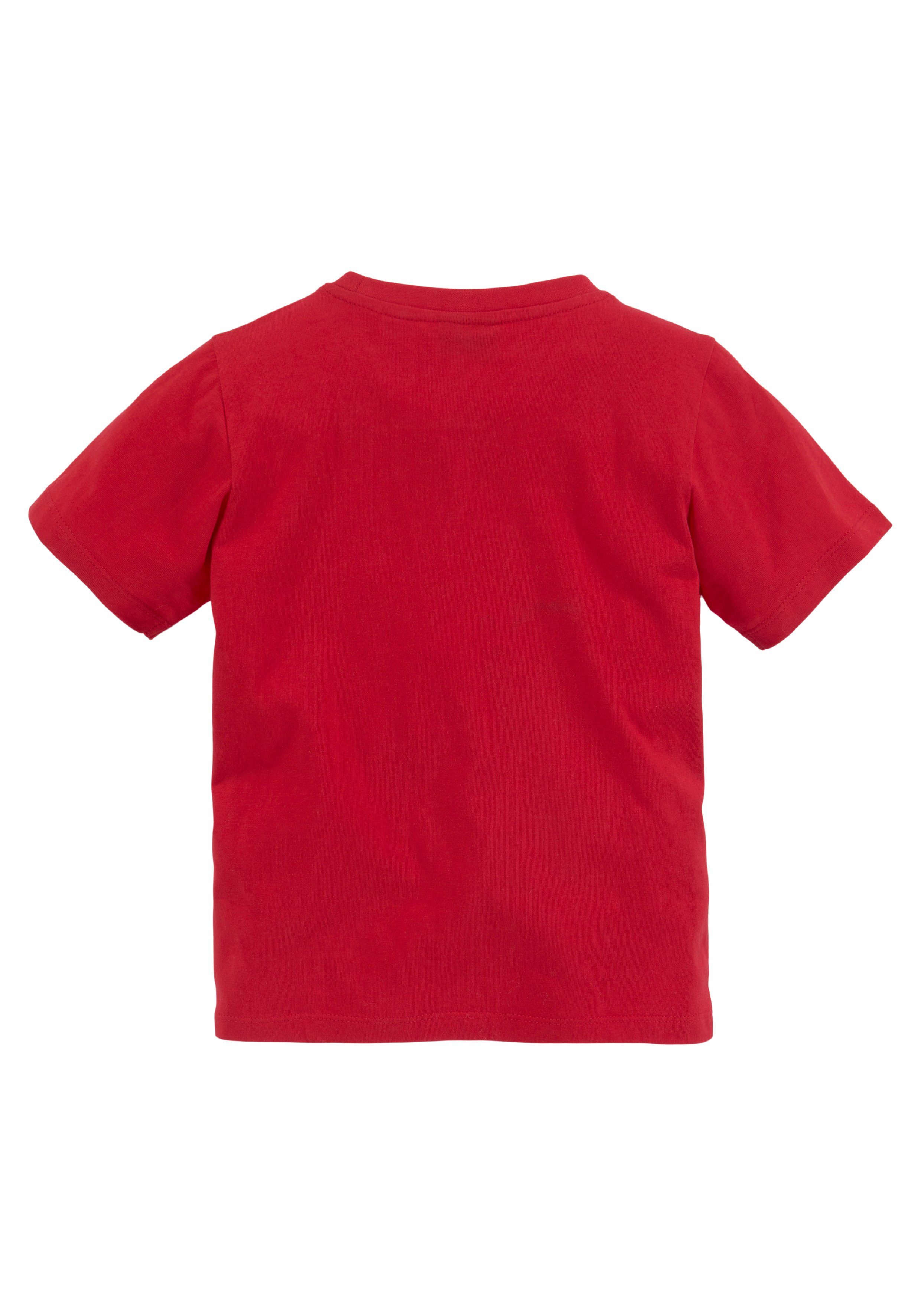 UND KIDSWORLD 2-tlg) (Packung, DINO T-Shirt FUCHS