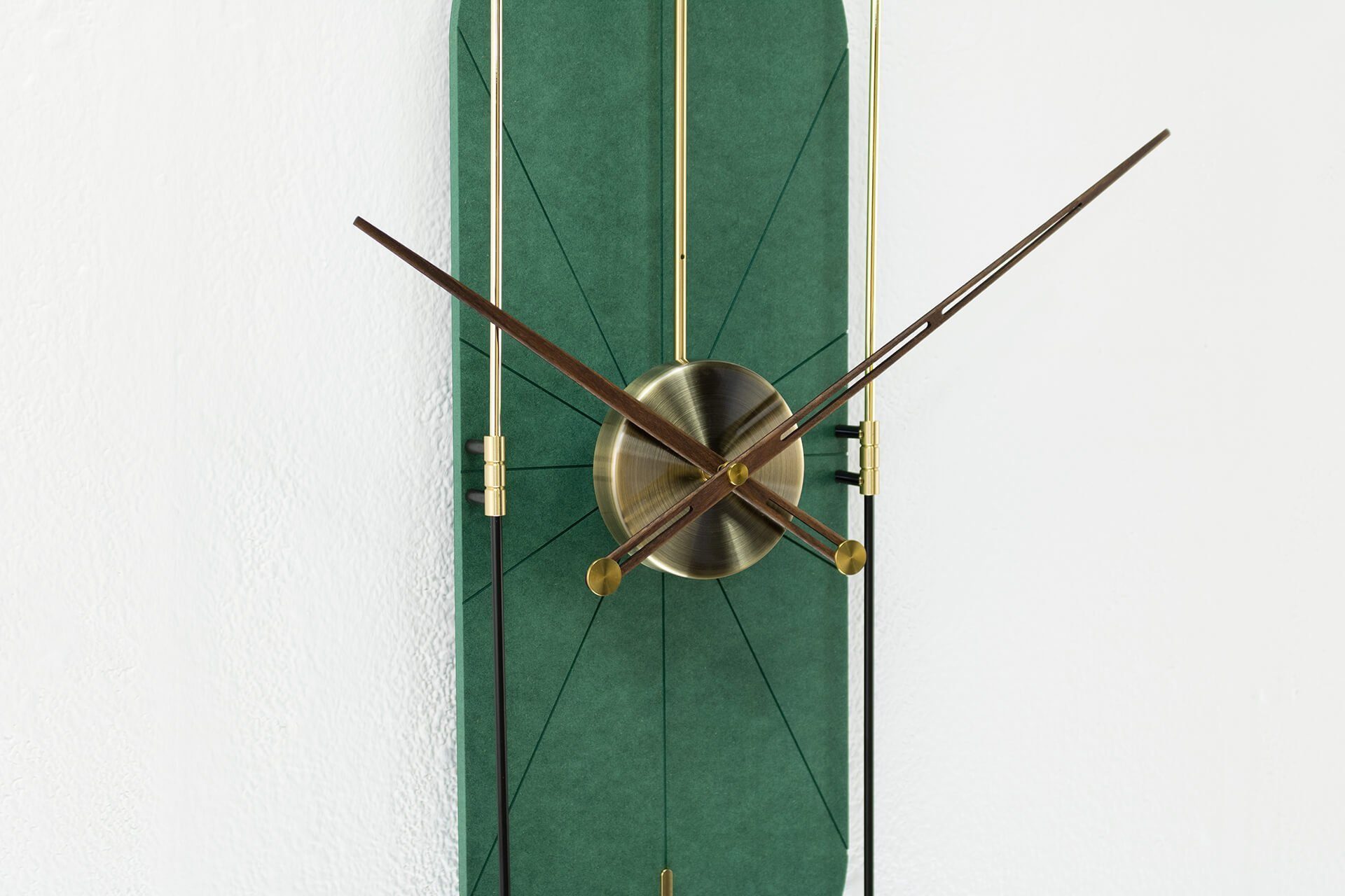 THE PLANET. (handgefertigte ONZENO GREEN Design-Uhr) cm Wanduhr 20x90x1.8