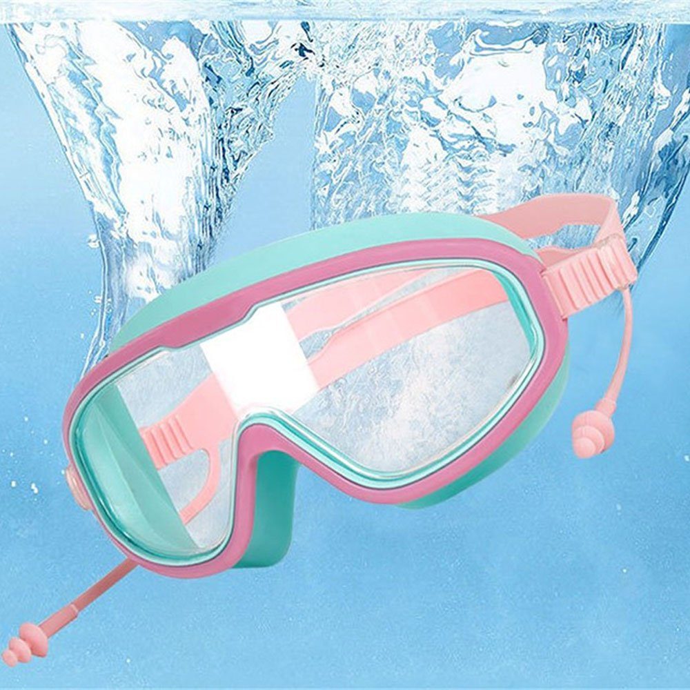 Kinder, Schutzhüllen, UV-Schutz Schwimmbrille Dsen Anti-Fog, mit Schwimmbrille für
