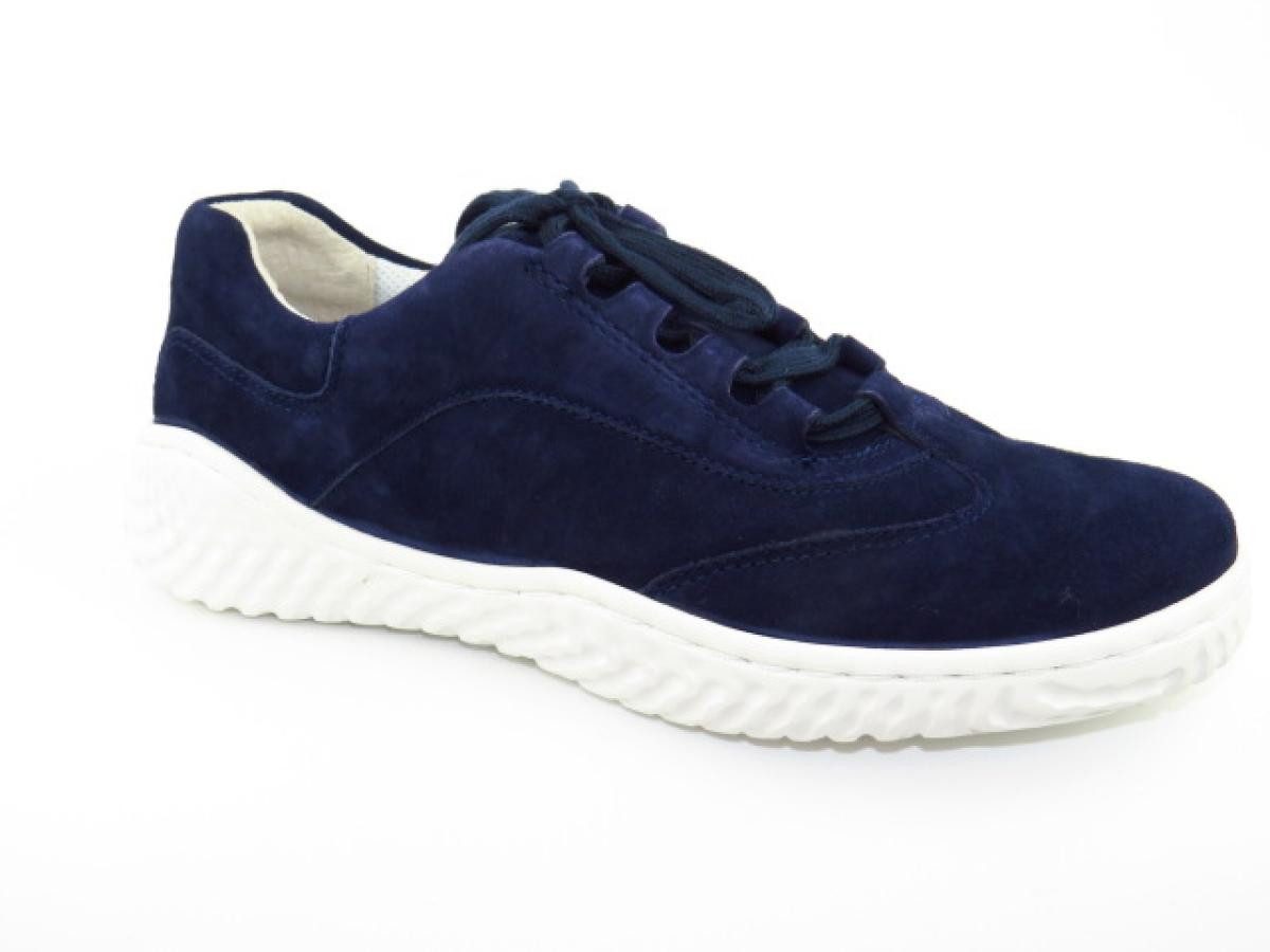 Samtchev. bluette Schnürschuh