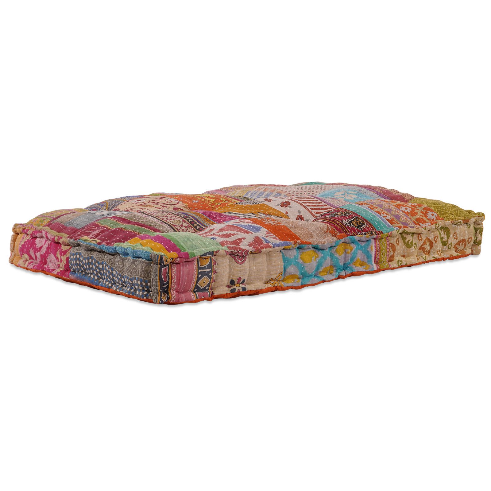 vidaXL Sitzauflage Palettenkissen Patchwork Stoff, (1 günstig online kaufen