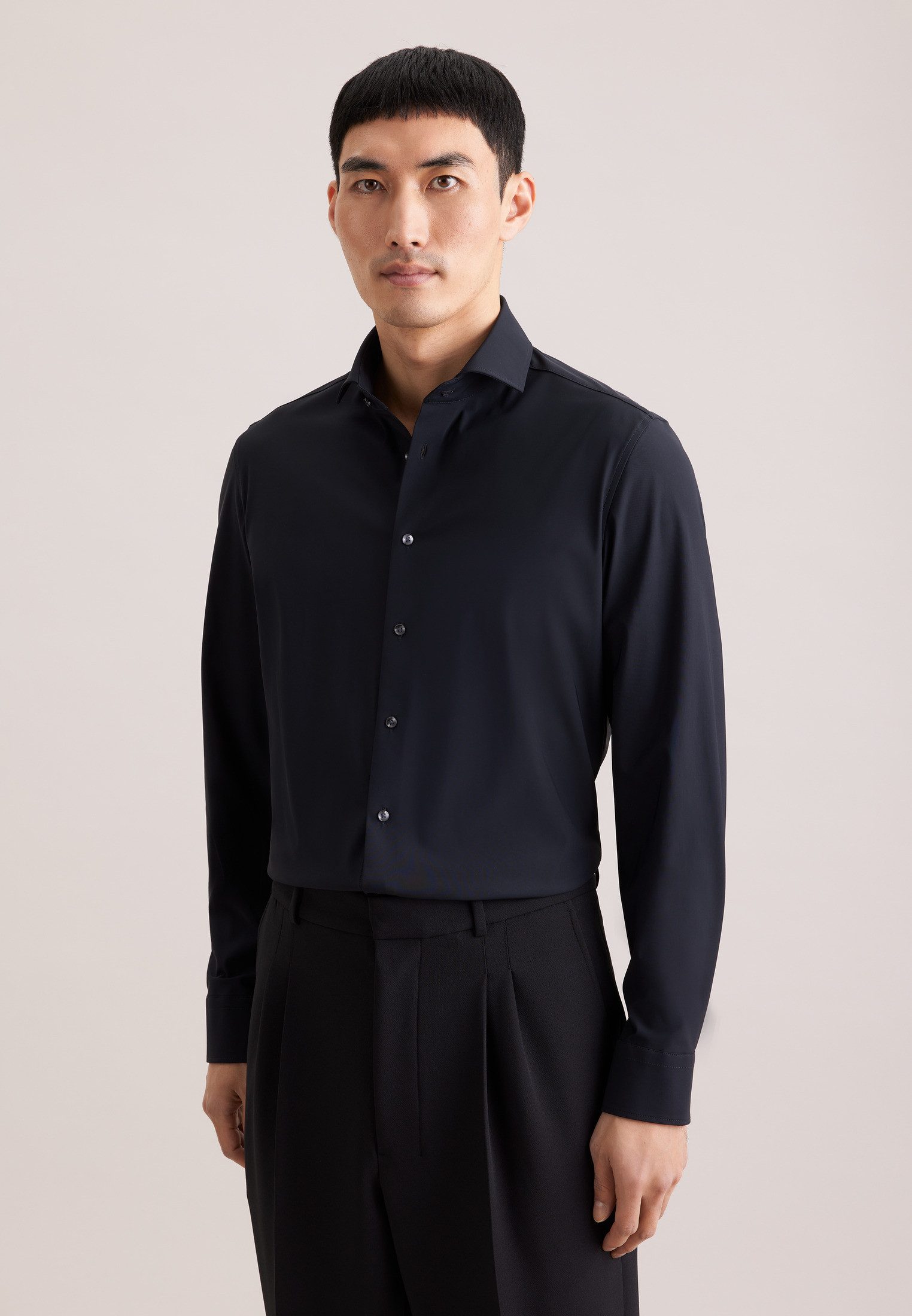 Businesshemd Schwarze Rose