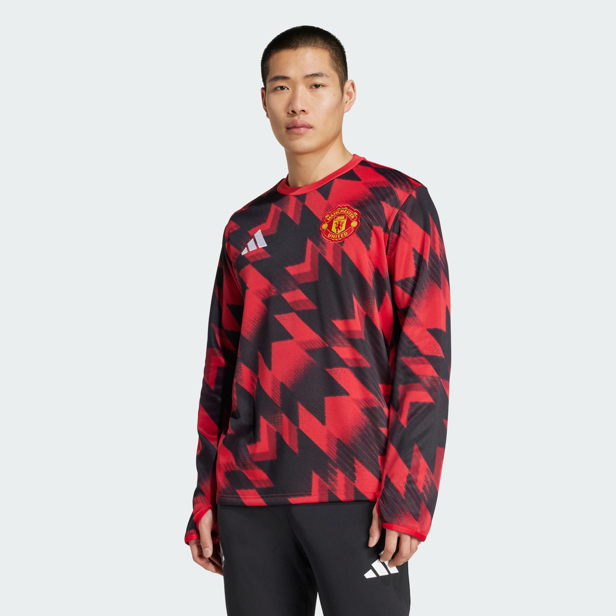 adidas Performance Sweatshirt MANCHESTER UNITED 25/26 PRE-MATCH WARM OBERTE günstig online kaufen