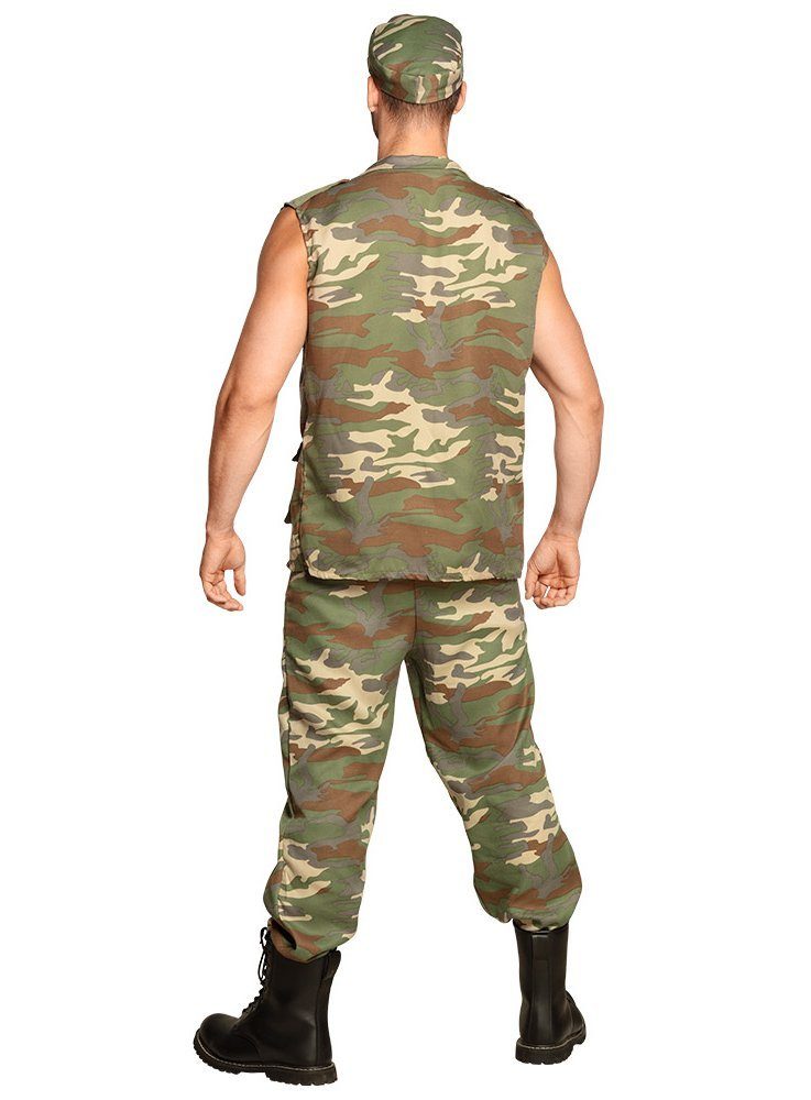 Boland Kostüm Paramilitär, Camouflage-Kostüm für die ganz harten Kerle