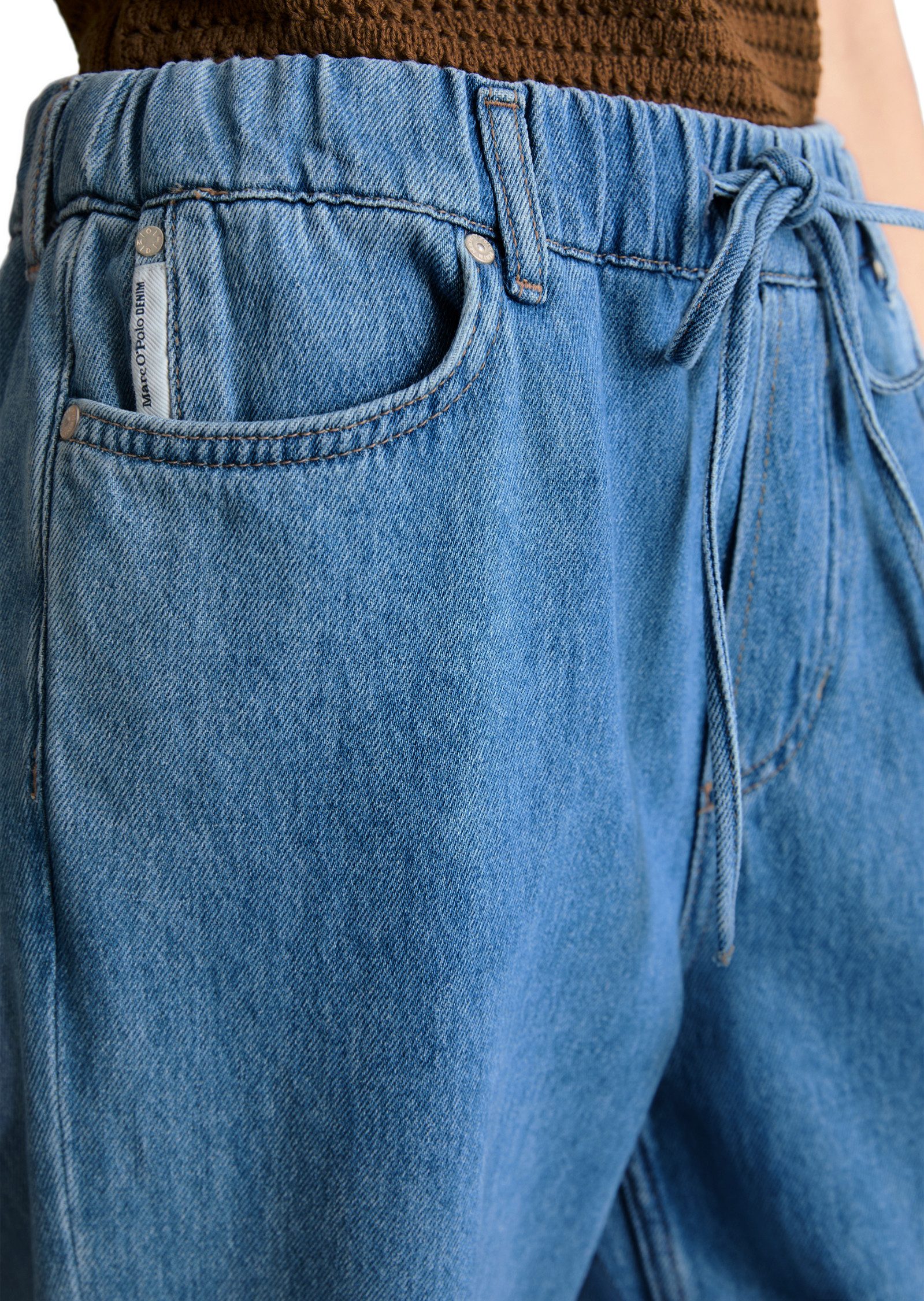 Marc O'Polo DENIM Weite Jeans Model Tomm wide mit elastischem Bund – Bild 3 von 5