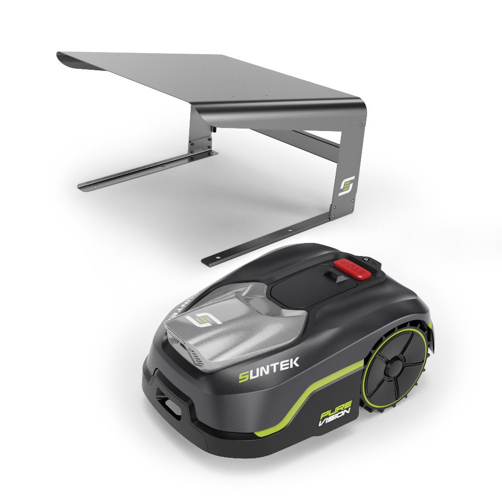 SUNTEK Rasenmähroboter SUNTEK Mähroboter PureVision, bis 600 m² Rasenfläche, Inkl. Garage