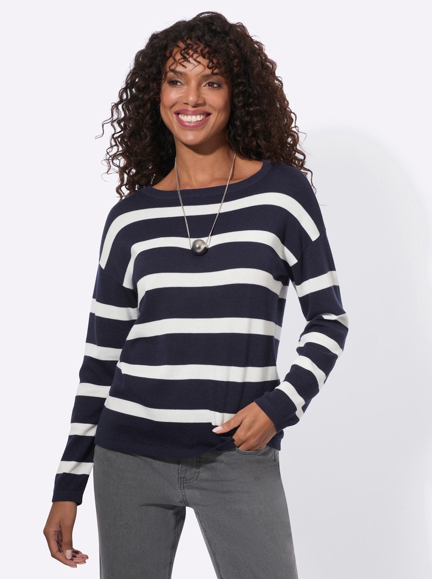 Witt Strickpullover Strickpullover Langarm Jersey