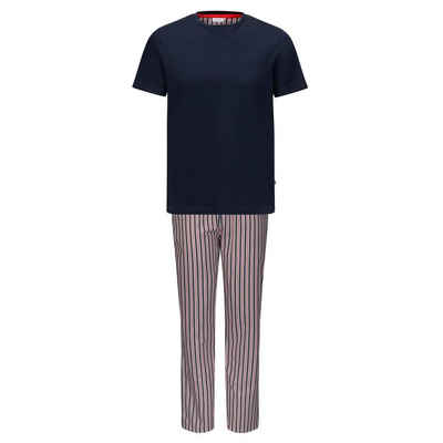 seidensticker Pyjama Night Style (2 tlg) mit Taschen, elastischem Bund, leicht, 1 Stück