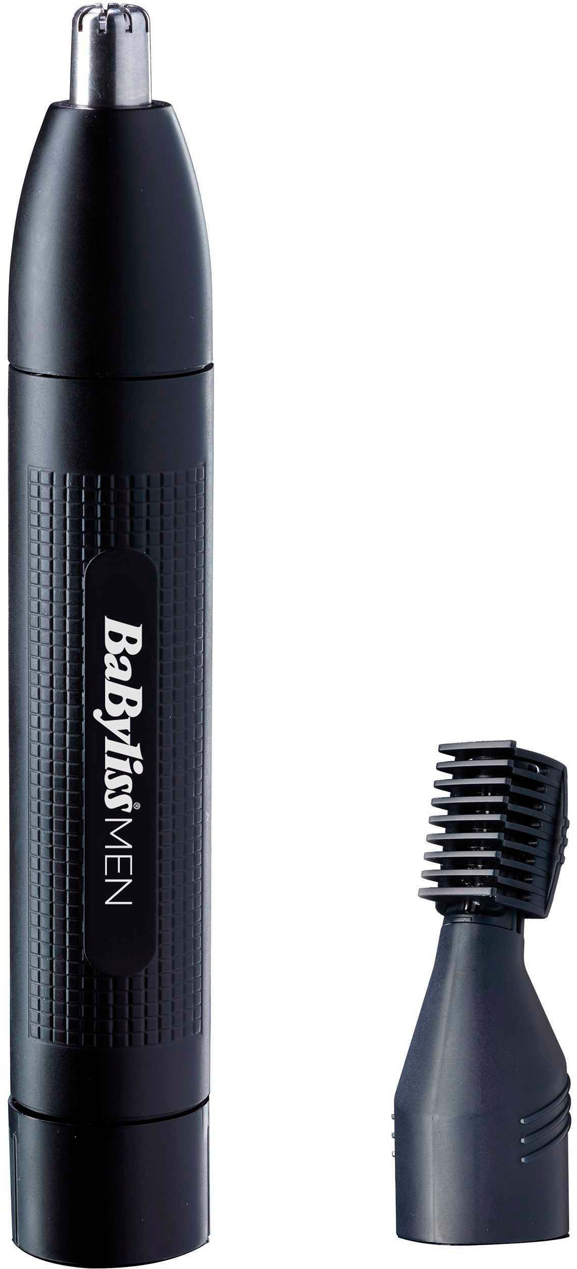 BaByliss Nasen- und Ohrhaartrimmer E652E MEN, Detail-Trimmer,  Batteriebetrieben (AA): nicht im Lieferumfang