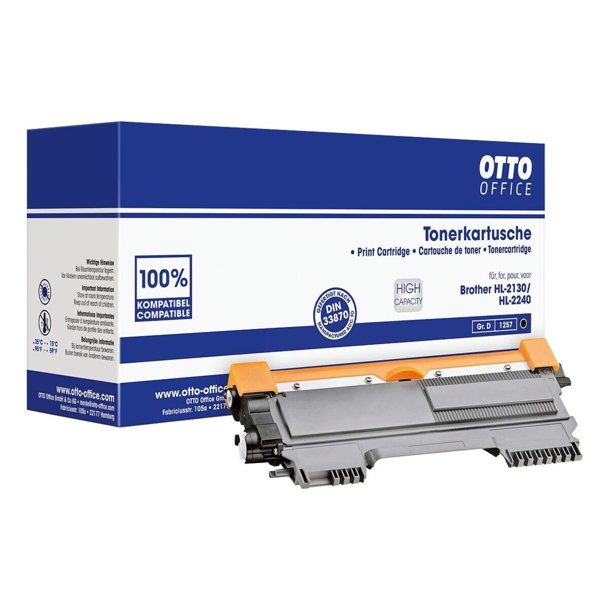 Otto Office Tonerpatrone, ersetzt Brother »TN-2220 / TN-2010«, schwarz