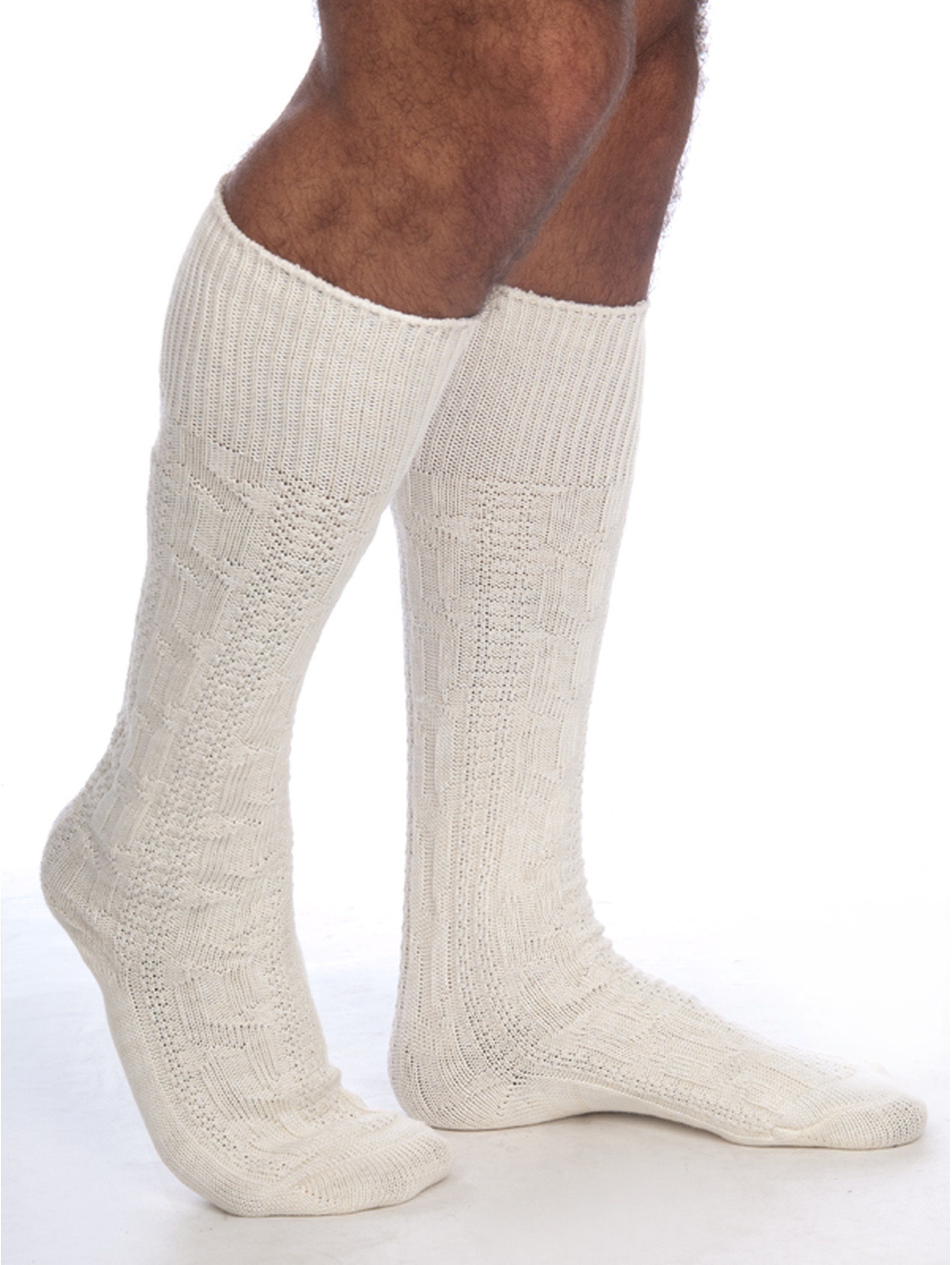 Almbock Trachtensocken Trachten Socken lang (1-Paar) natur günstig online kaufen