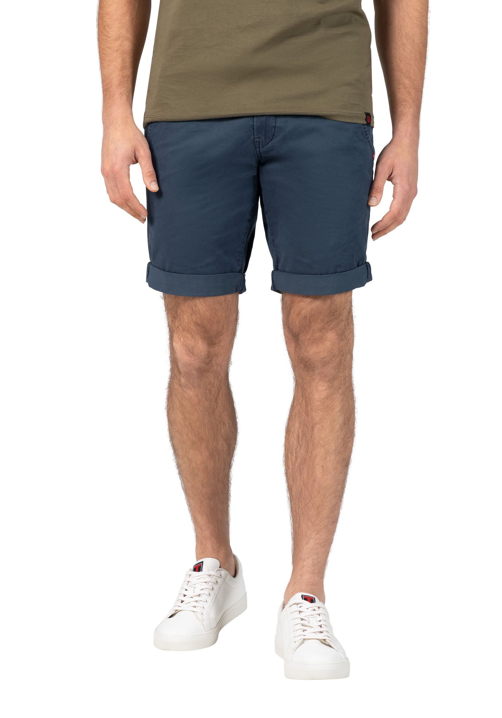 TIMEZONE Herren Chino Shorts SLIM JANNOTZ SHORT Mid Waist Slim Fit Blau Bei günstig online kaufen
