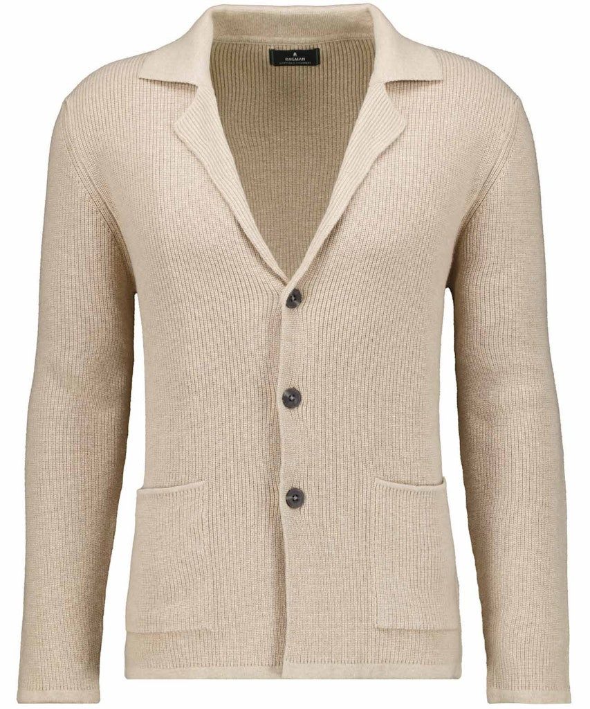 RAGMAN Strickjacke Blazer, 3 buttons
