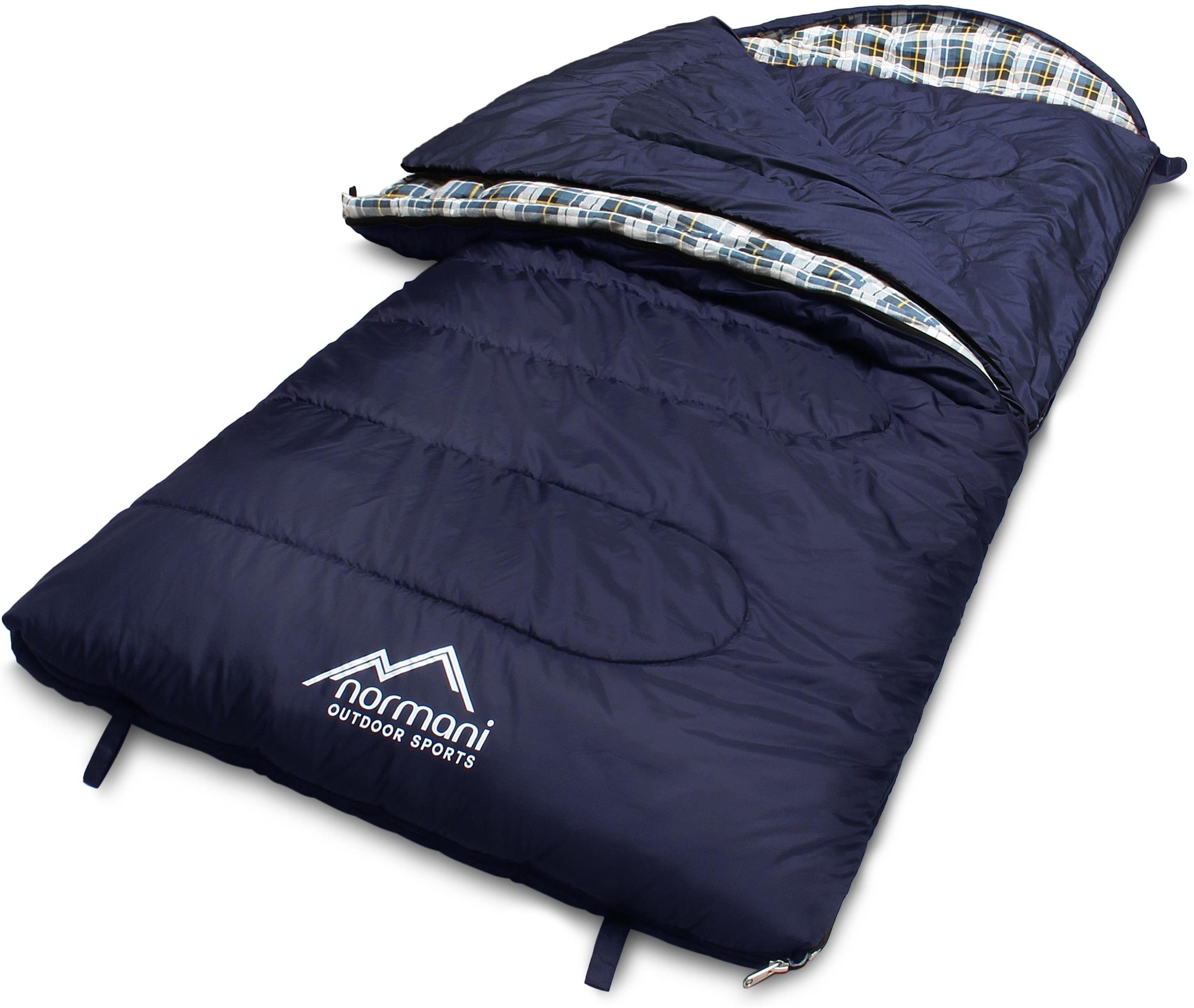 normani Deckenschlafsack 4-in-1 Schlafsack Antarctica, Extrem 4-Jahreszeiten Outdoor-Schlafsack mit Inlett von normani