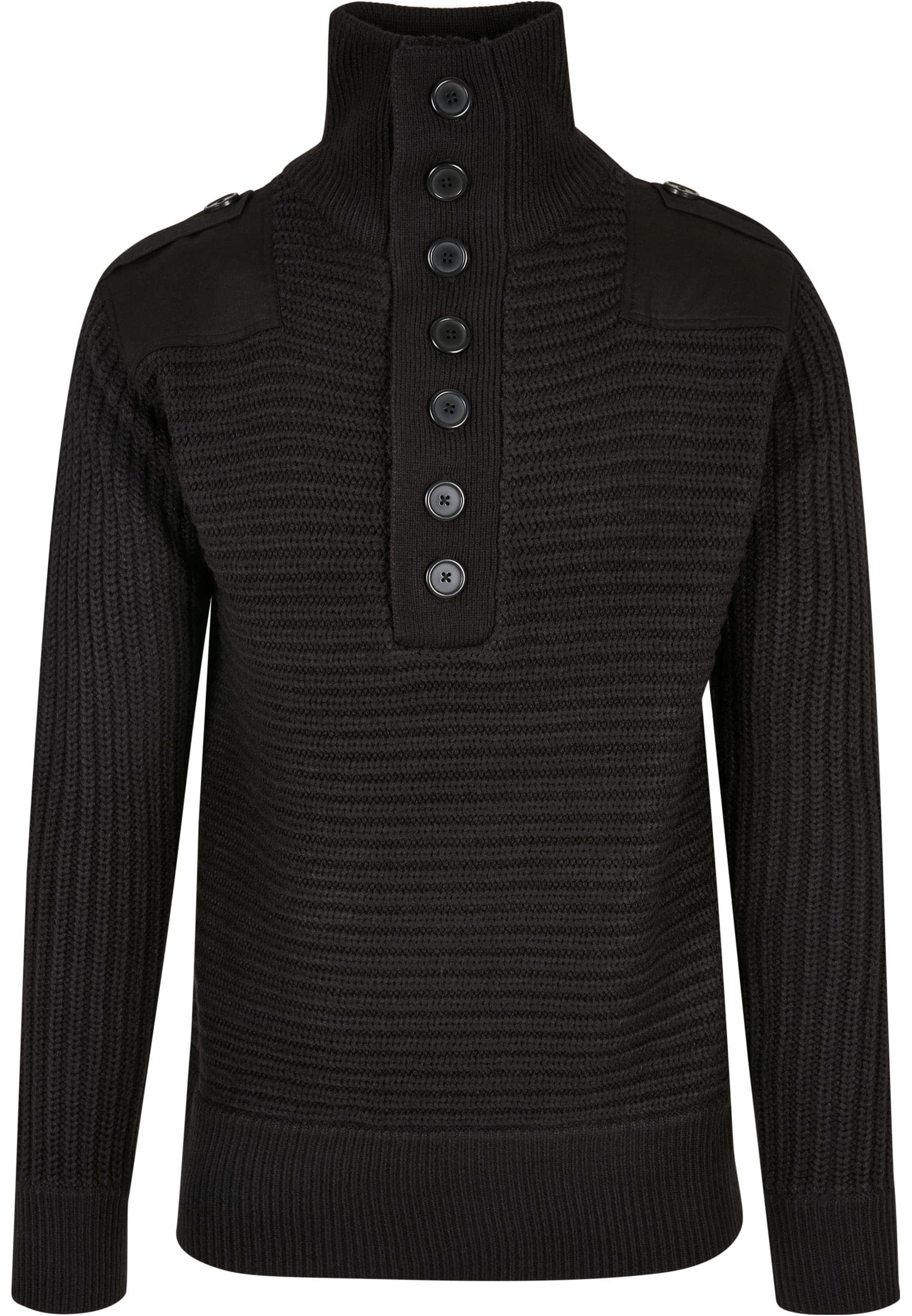 Brandit Kapuzenpullover Herren Alpin Pullover black (1-tlg)