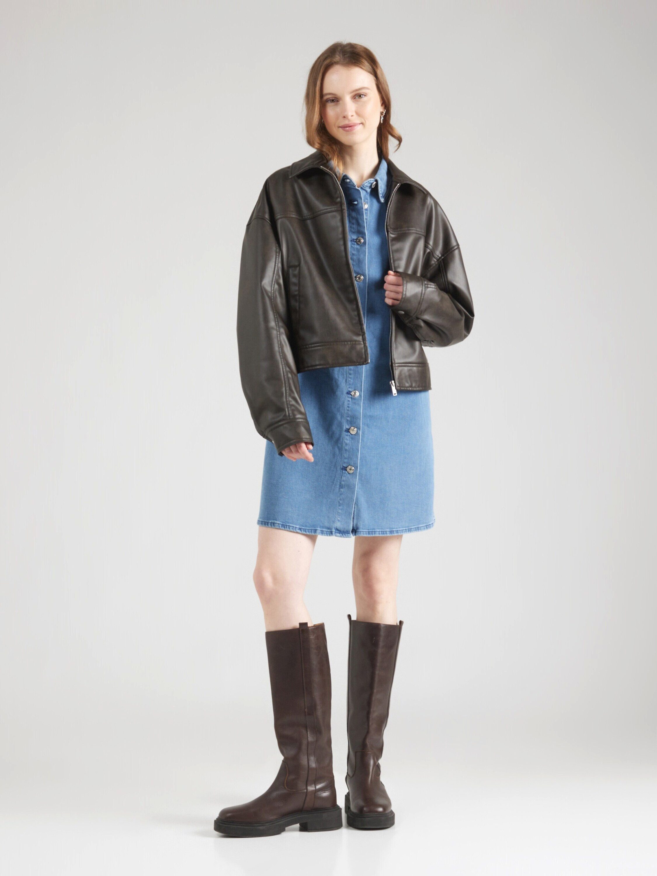 ONLY Blusenkleid ONLALMA (1-tlg) Drapiert/gerafft