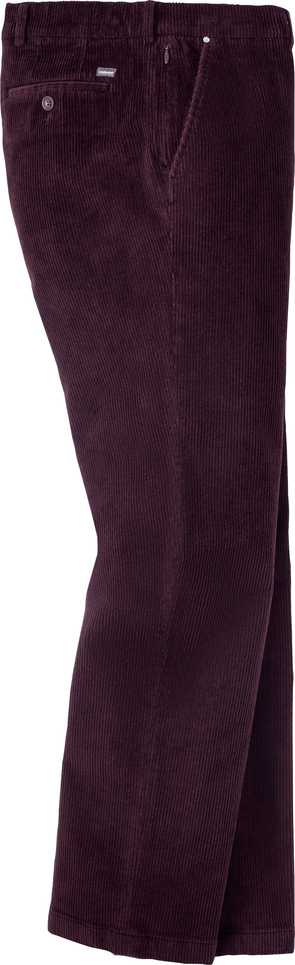 Cordhose Zerberus mit Bund elastischem bordeaux