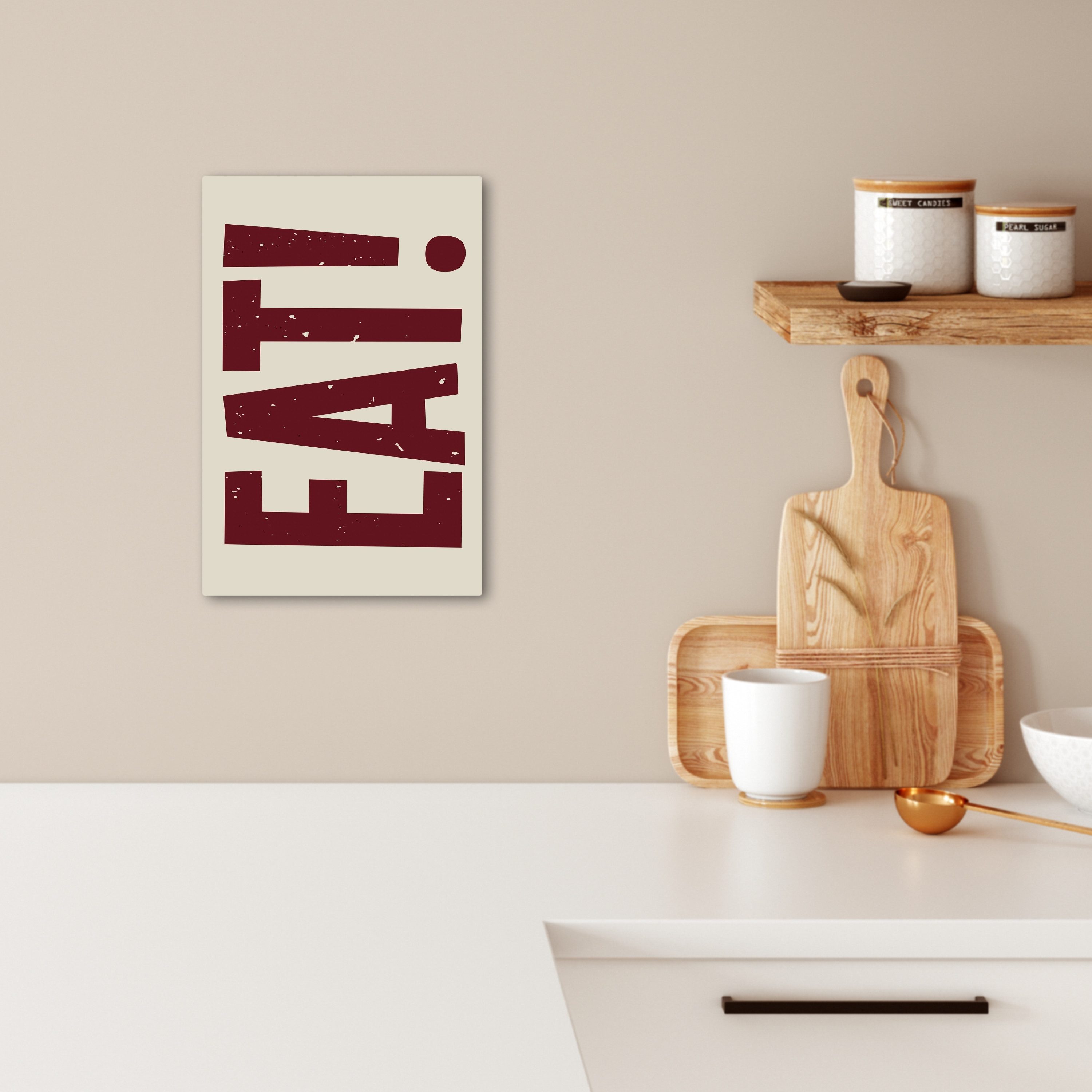 OneMillionCanvasses® Leinwandbild Rot - Lebensmittel - günstig online kaufen