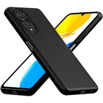 CoolGadget Handyhülle Black Series Handy Hülle für Honor X7 6,74 Zoll, Edle Silikon Schlicht Robust Schutzhülle für Honor X7 Hülle