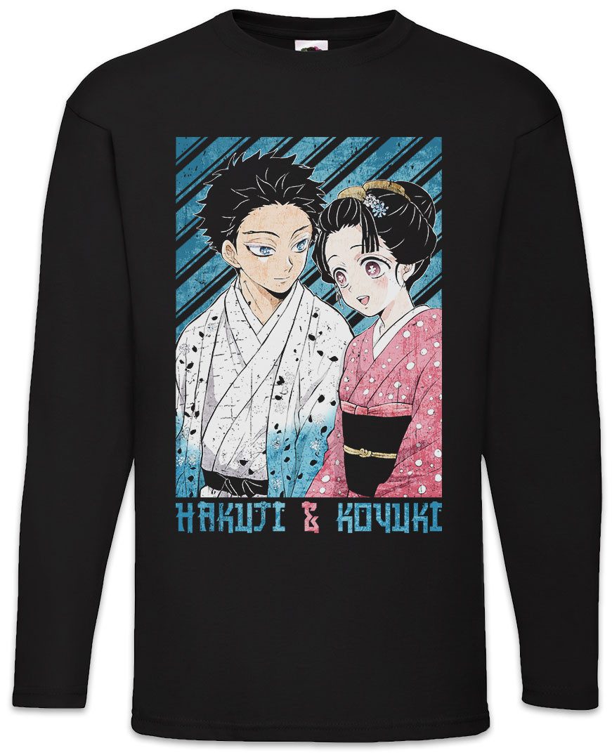 Langarmshirt Anime Hakuji Koyuki Langarm T-Shirt Kamado Nezuko Slayer Zenitsu