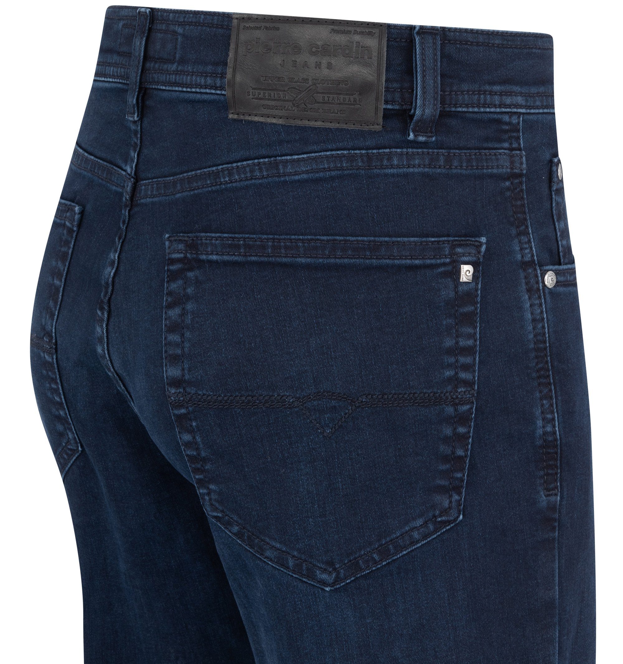 blue/black Cardin 7005.6802 CARDIN 32310 Pierre used 5-Pocket-Jeans DIJON PIERRE