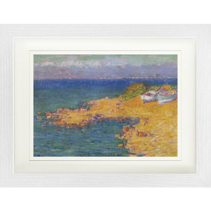 1art1 Bild mit Rahmen John Peter Russell - Die Bucht Von Nizza 1891