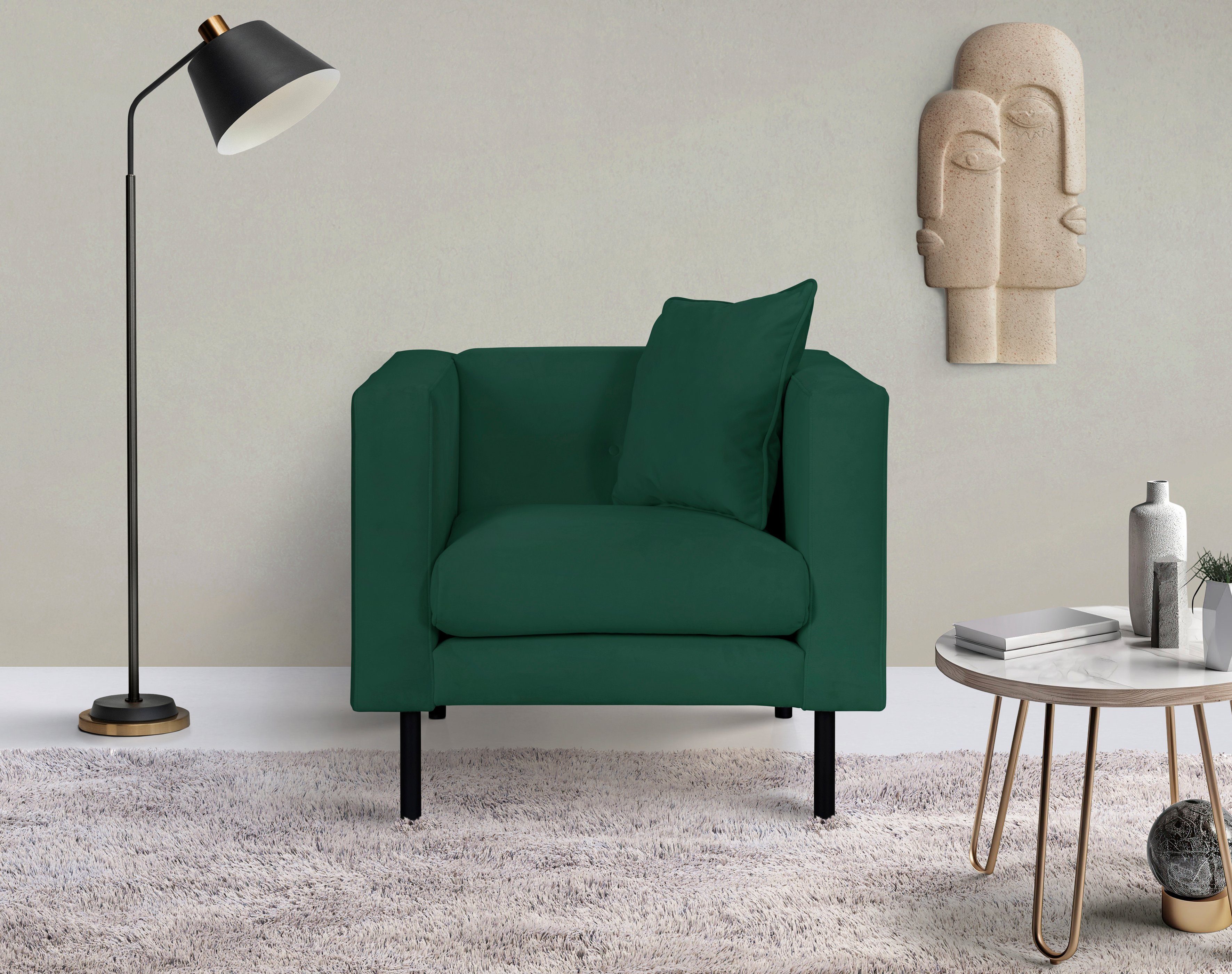 Home affaire Sessel Lillibeth Cocktailsessel, Loungesessel, günstig online kaufen